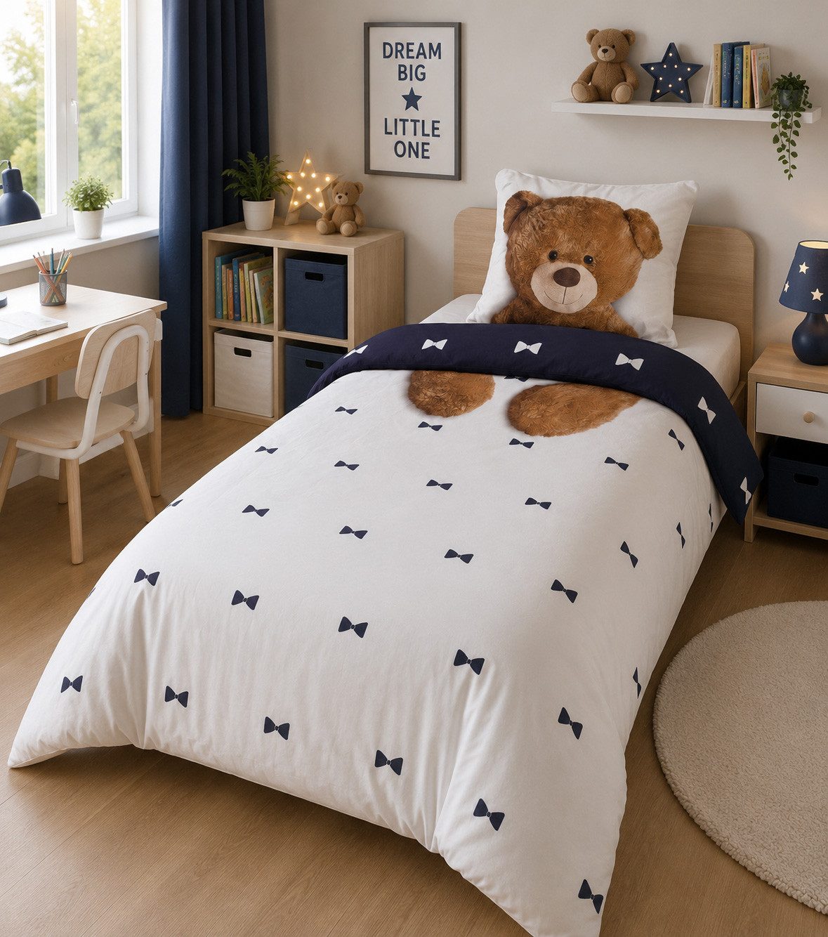 texpot Bettwäsche Teddy Teddybär Bettwäsche Garnitur, 2 teilig