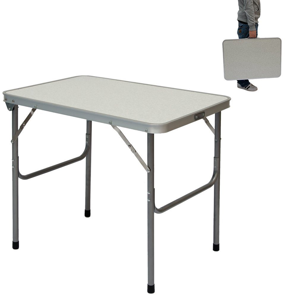 Campingtisch Klappbar - 70 x 50 x 60 cm Gartentisch - Koffertisch Reise & Camping