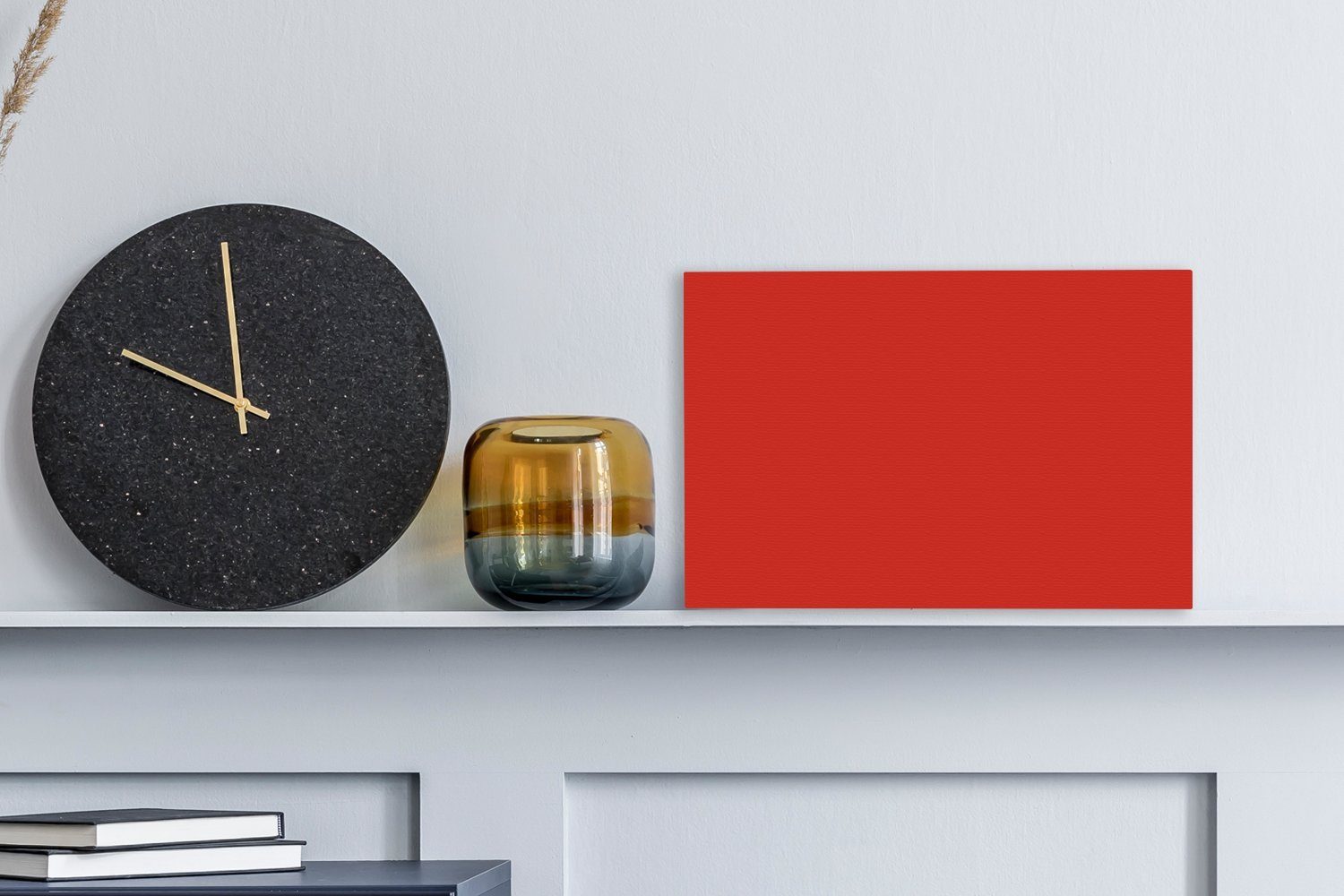 OneMillionCanvasses® Leinwandbild Rot - Farbe - günstig online kaufen