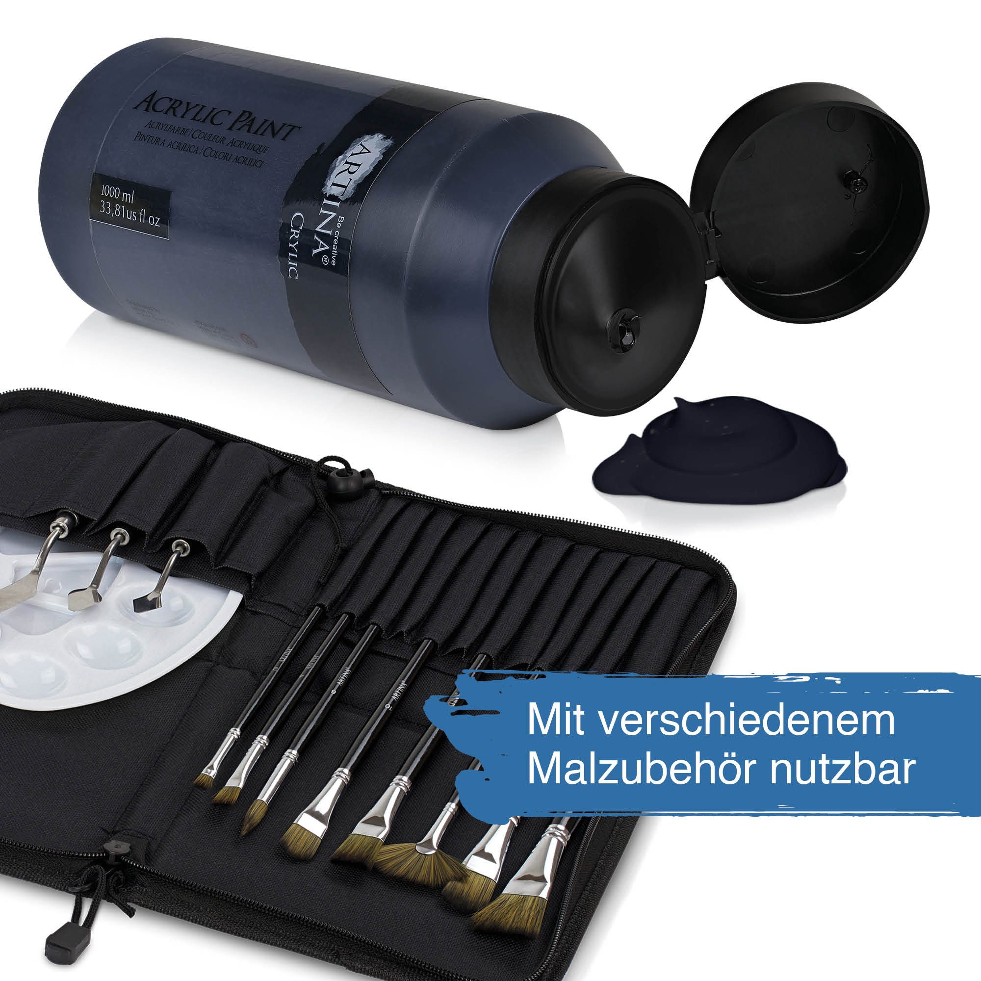 Artina Bastelfarbe, Artina Crylic Farbe 28x9x9cm Acrylfarbe