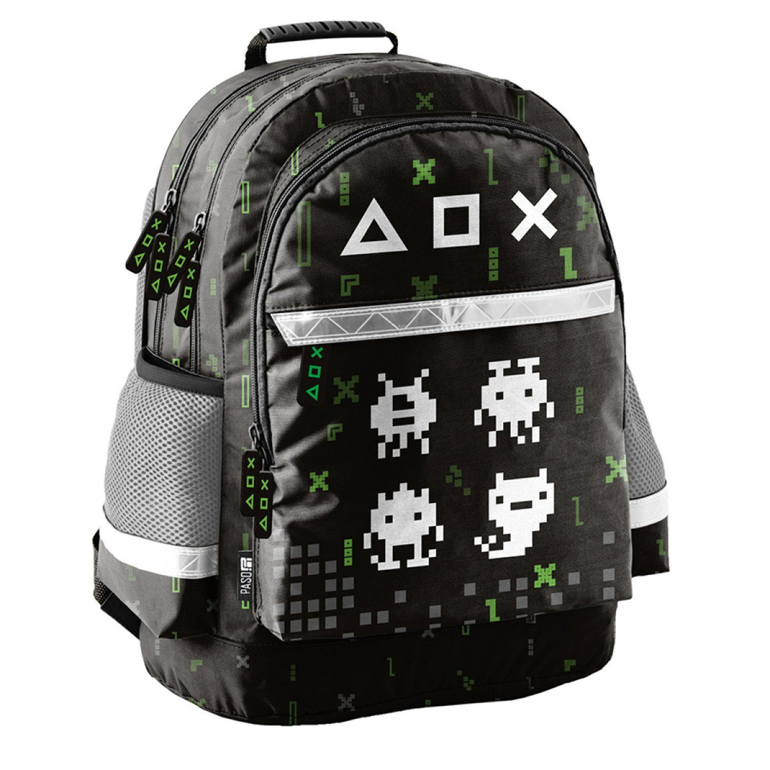 PASO Schulrucksack PP23GE-116, Gaming Schulrucksack günstig online kaufen