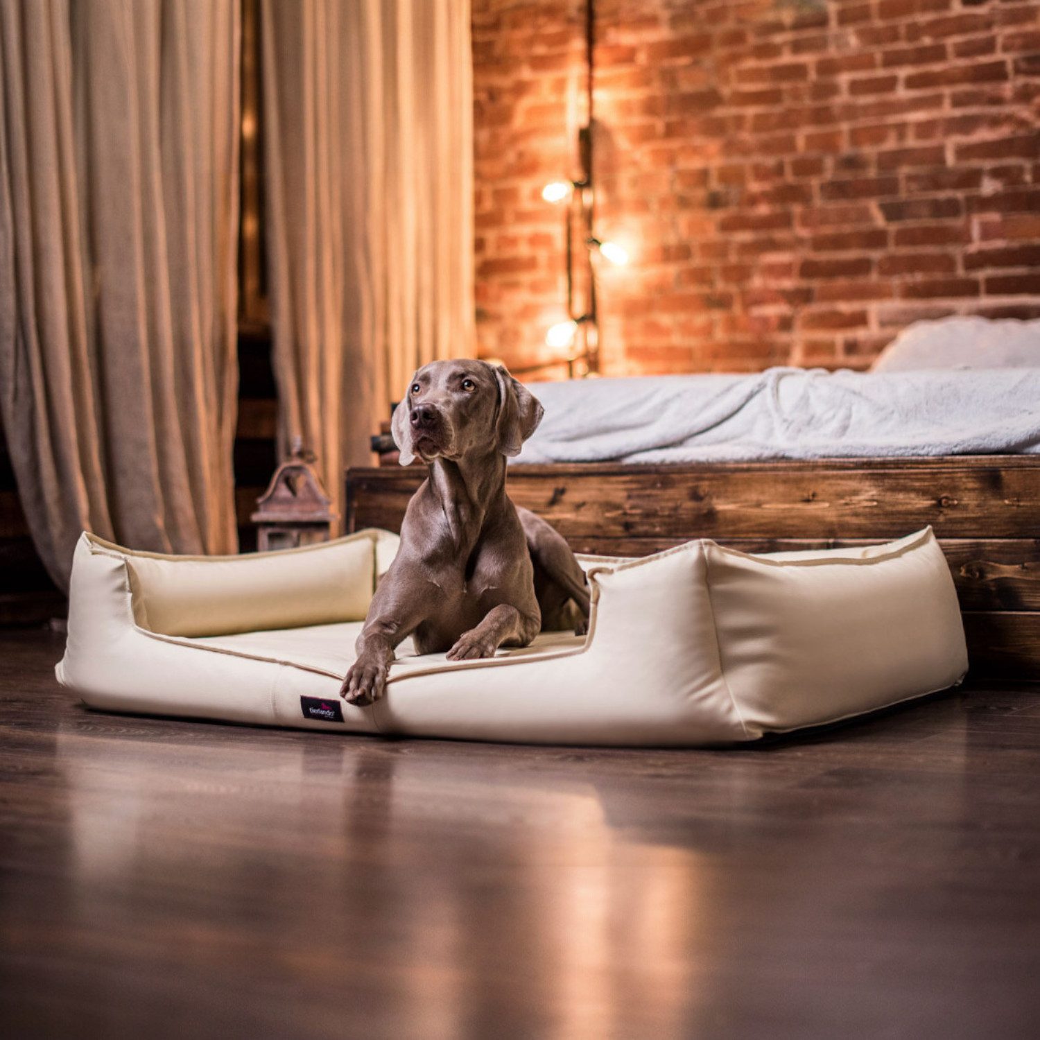 tierlando® Tierbett Orthopädisches Hundebett GOOFY Kunstleder, günstig online kaufen