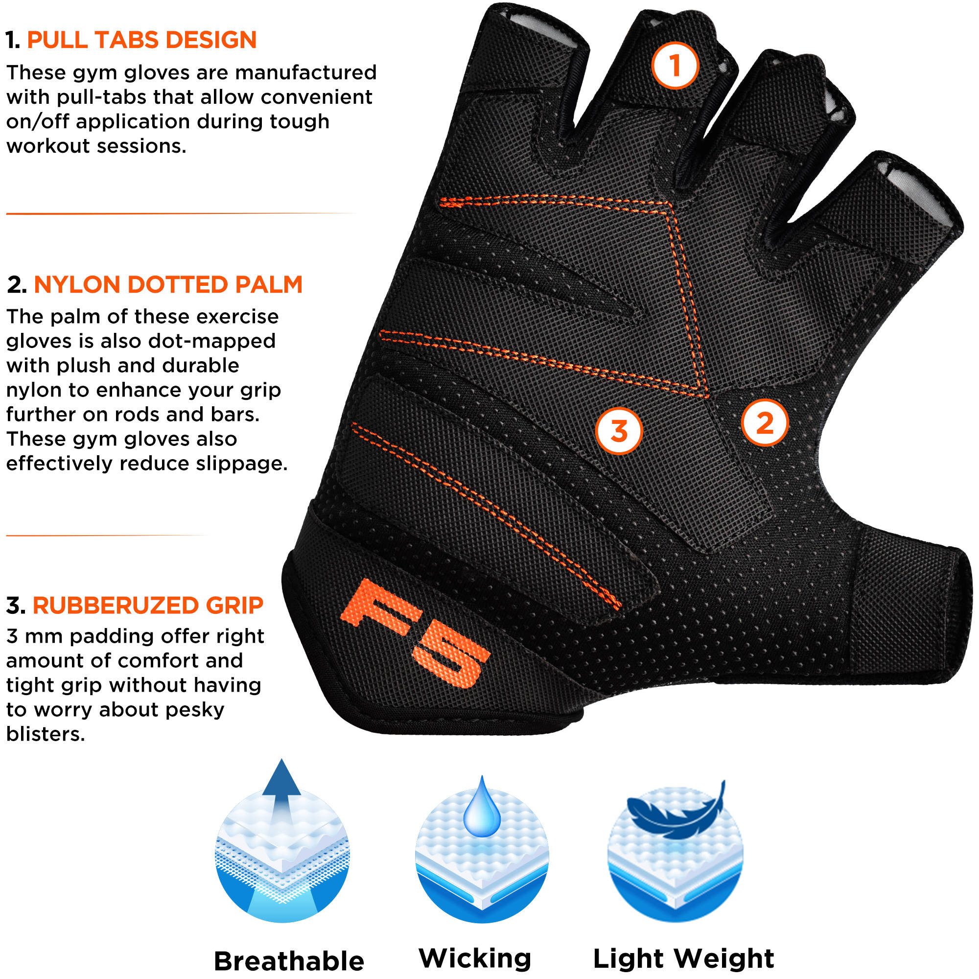 RDX Sports Trainingshandschuhe RDX Fitnesshandschuhe mit günstig online kaufen