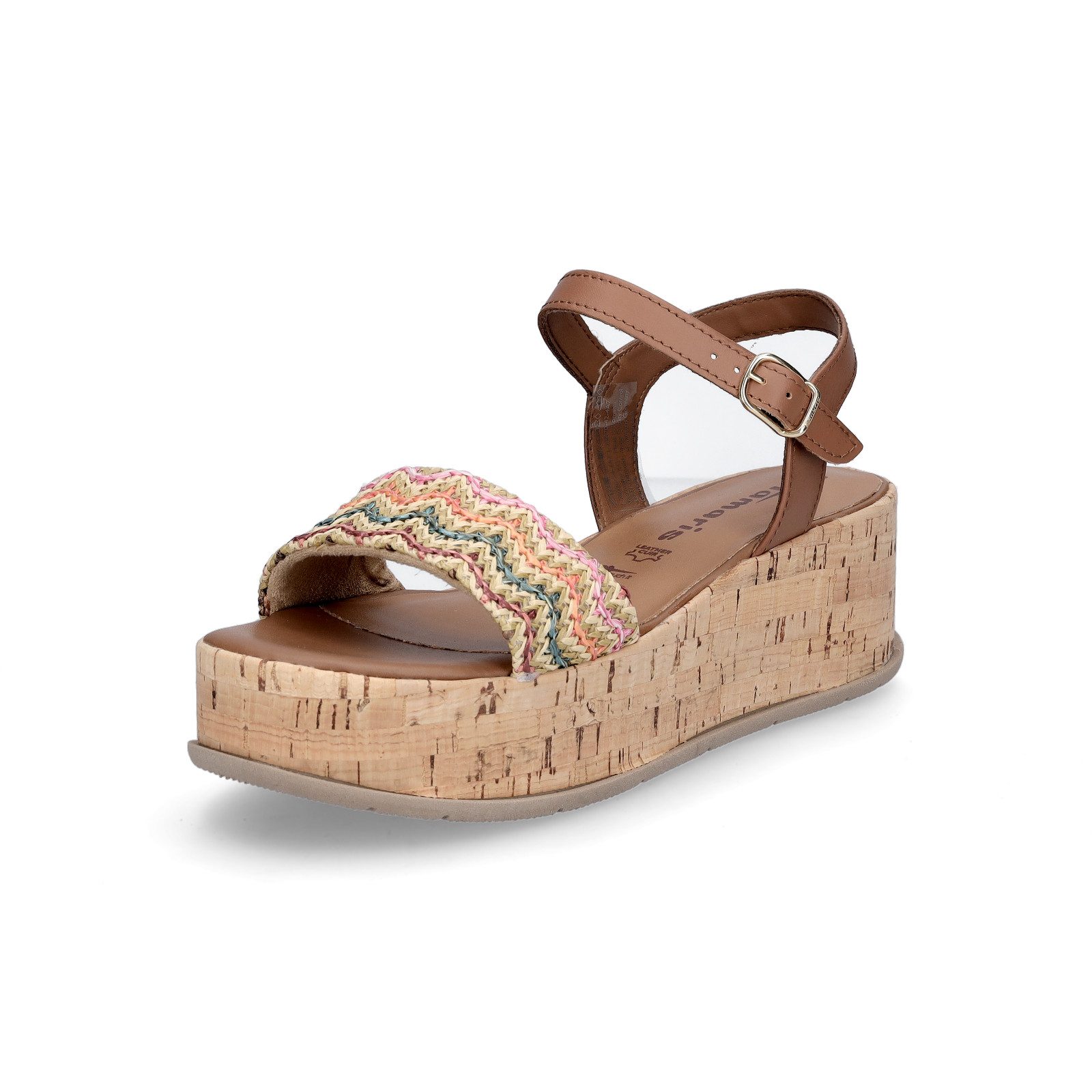 Tamaris Tamaris Damen Plateau Sandalette braun Sandale