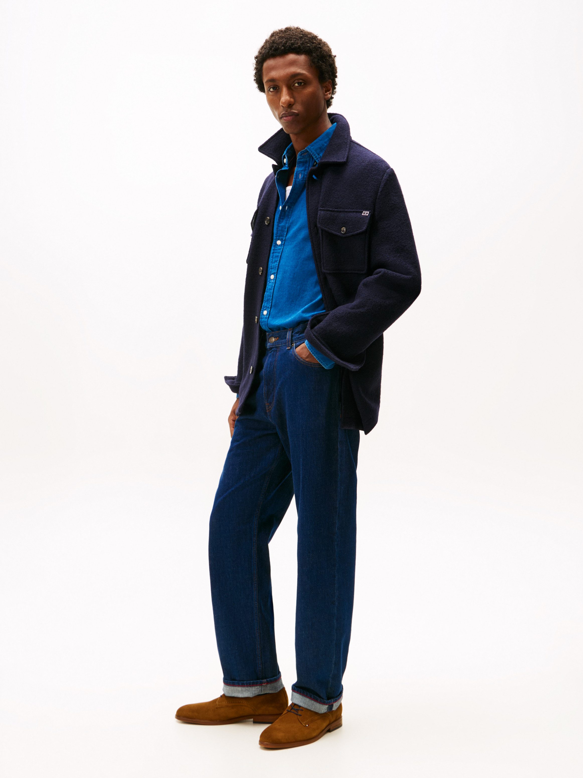 Tommy Hilfiger HILFIGER DRESS SUEDE SHOE Schnürschuh, Abendschuh, Businesss günstig online kaufen