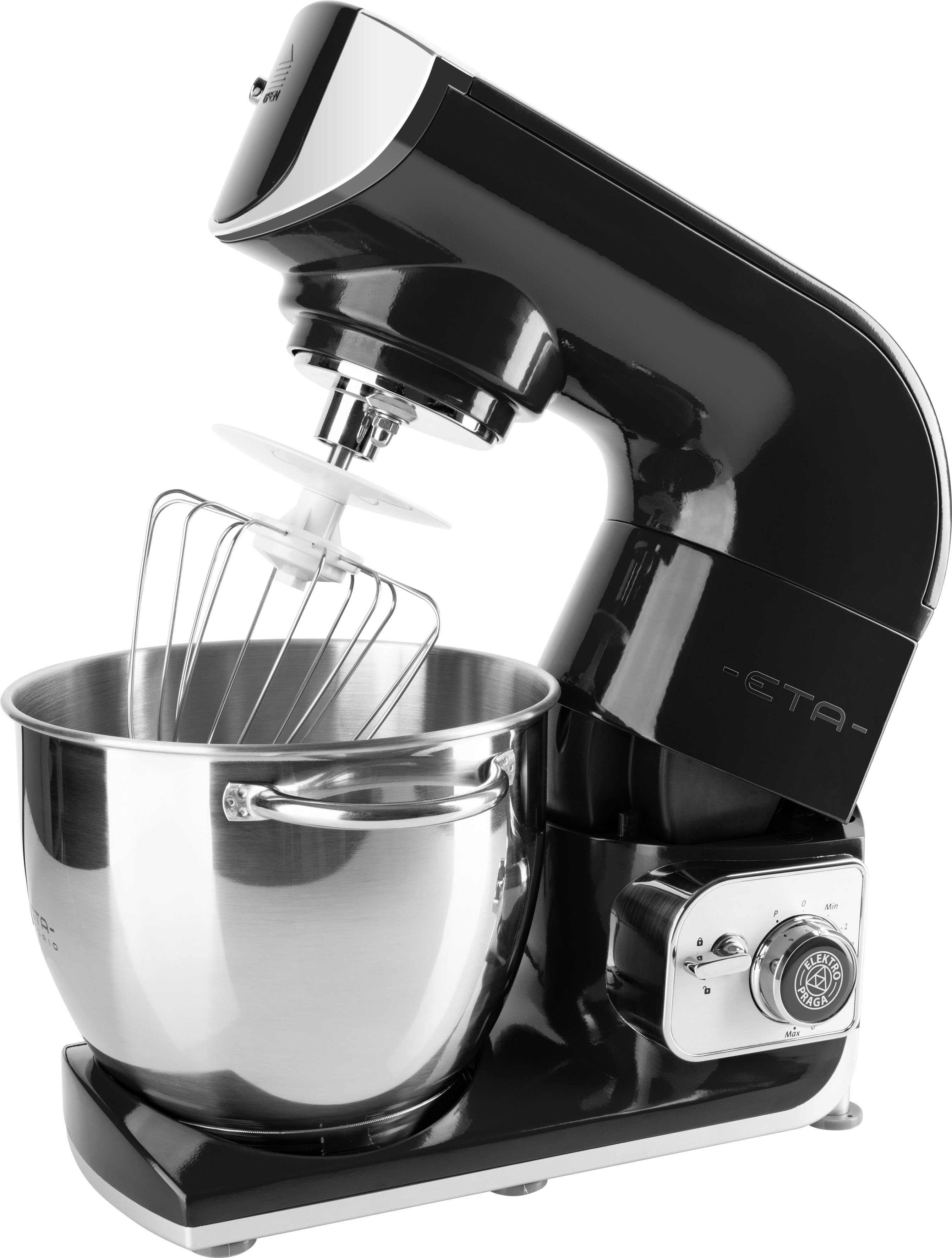 eta Küchenmaschine Gratus Storio, 1200 W, 5,5 l Schüssel, 5,5 l Edelstahlschüssel, PULSE-Funktion