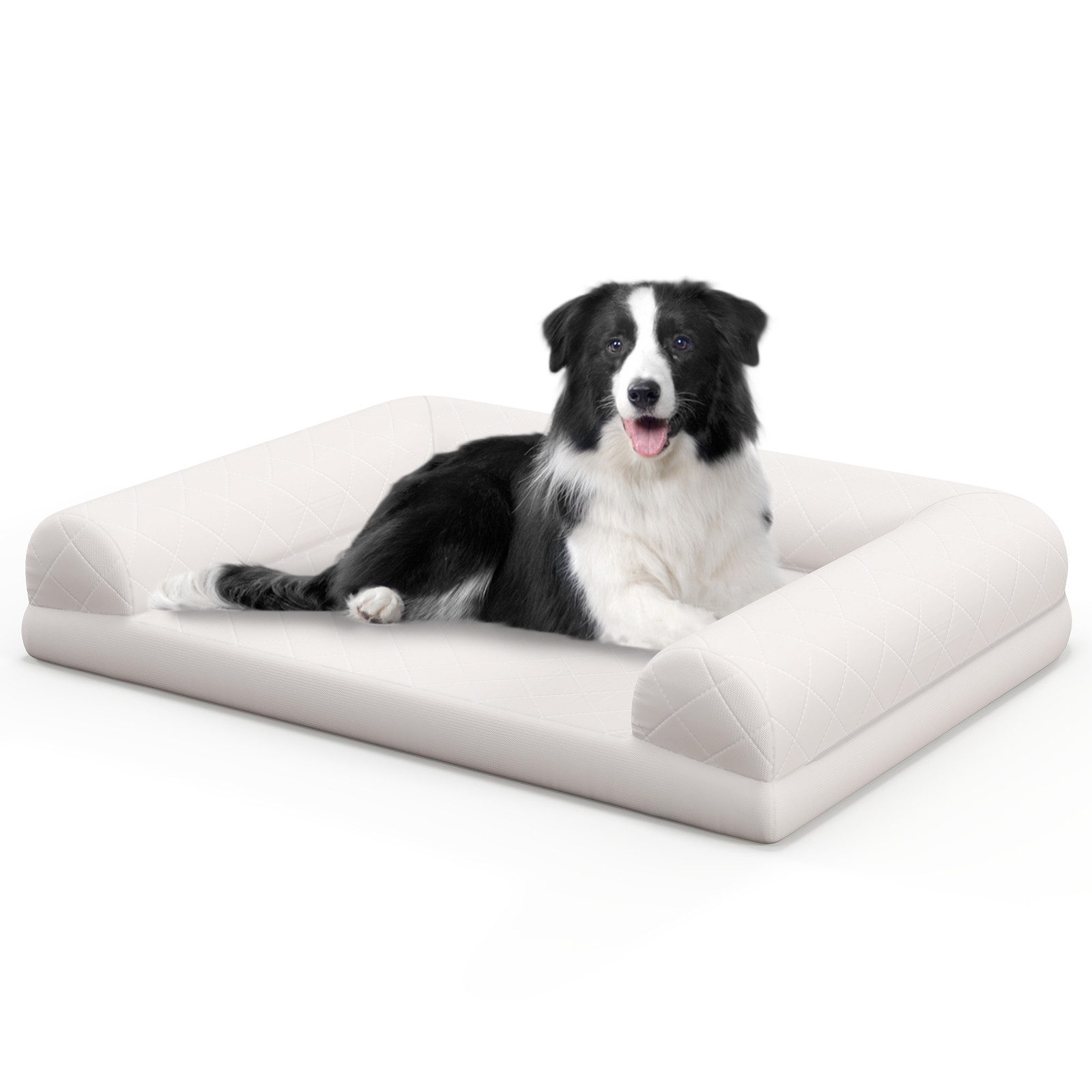 COSTWAY Tierbett, Hundebett, Hundesofa, mit abnehmbarem Bezug