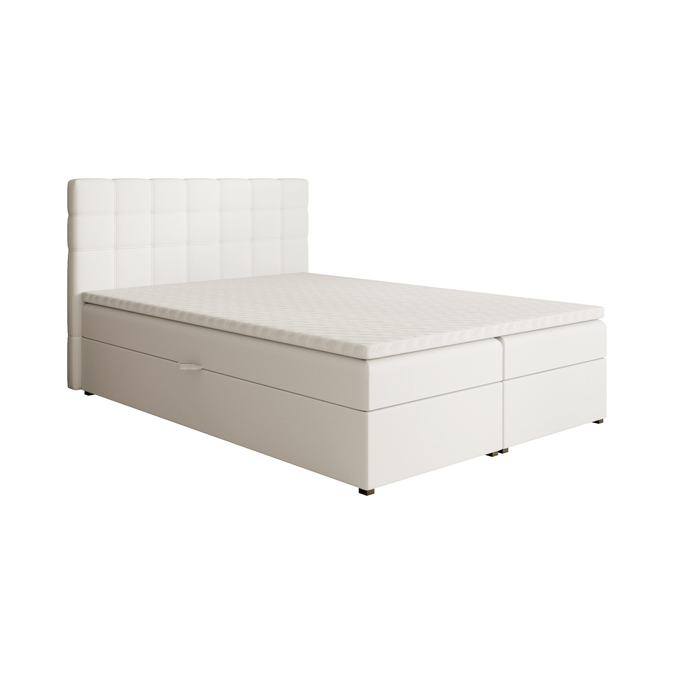 Beautysofa Boxspringbett TOPIQ mit Bettkasten (Bett für Schlafzimmer), mit 2x Bettkästen, Federkernmatratze