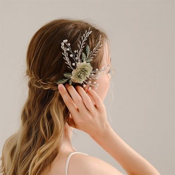 Rouemi Diadem Haarschmuck, Elegantes Blumen-Vintage-Kopfstück