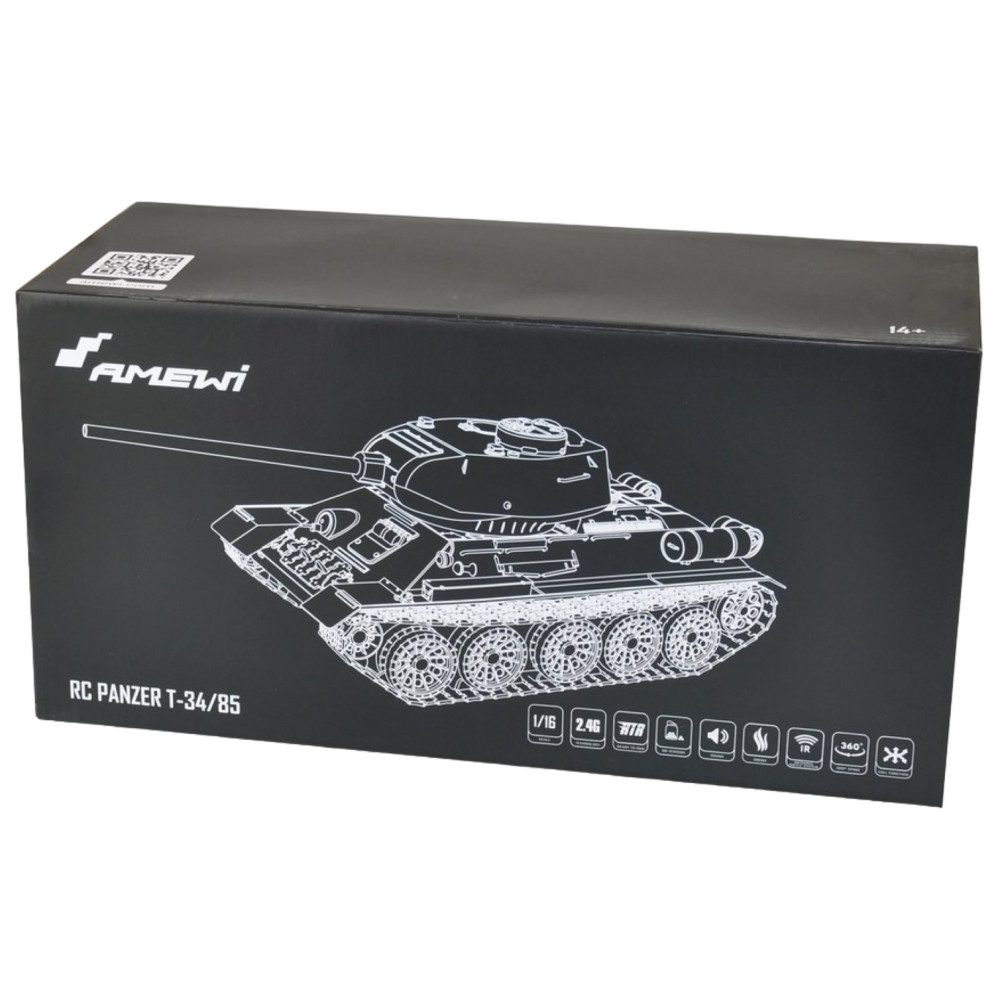 RC-Auto T34/85 - Kettenfahrzeug - grün