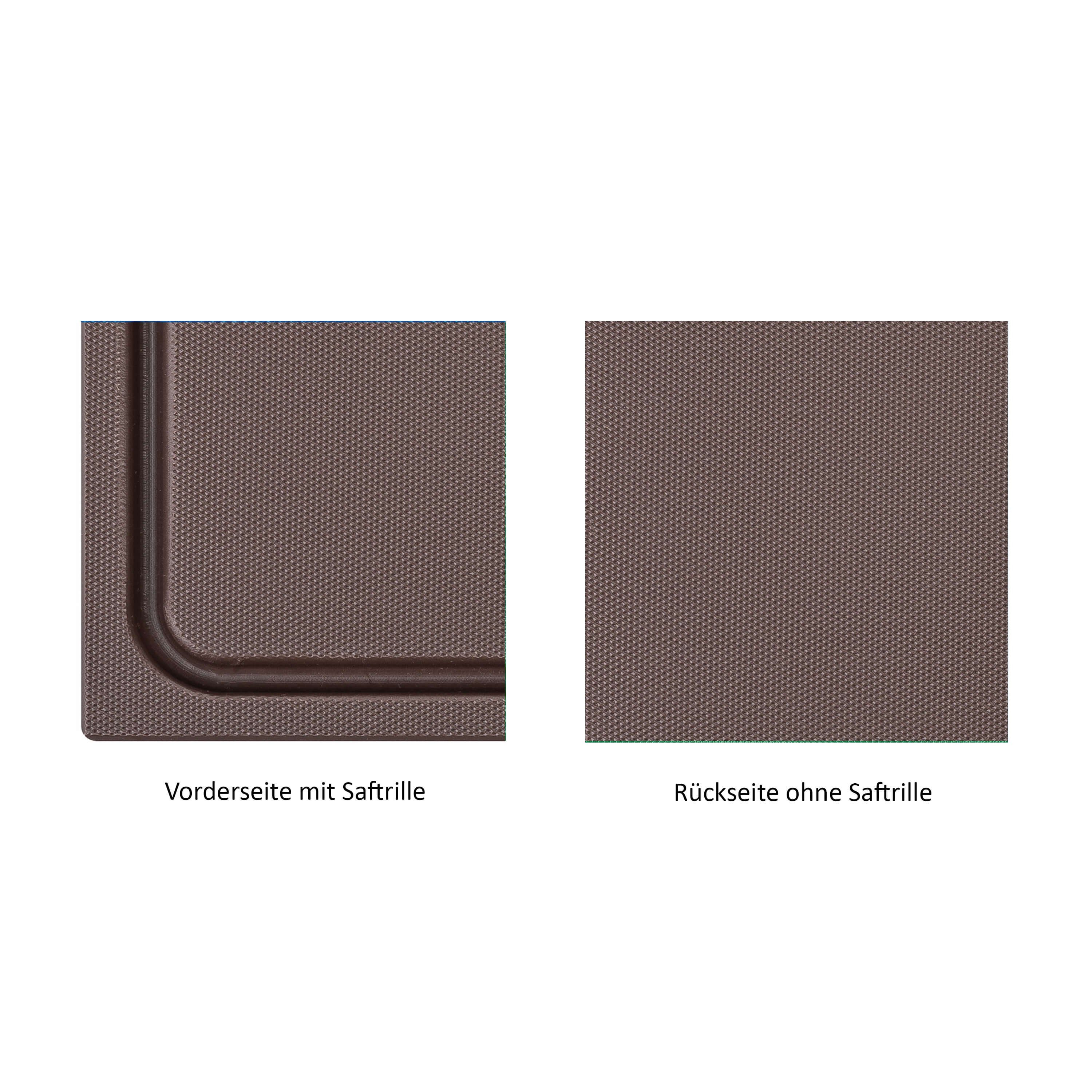 Morleos Schneidebrett Schneidebrett mit Saftrille aus HDPE 500 Kunststoff, Kunststoff, (1-St), dick – Bild 5 von 5