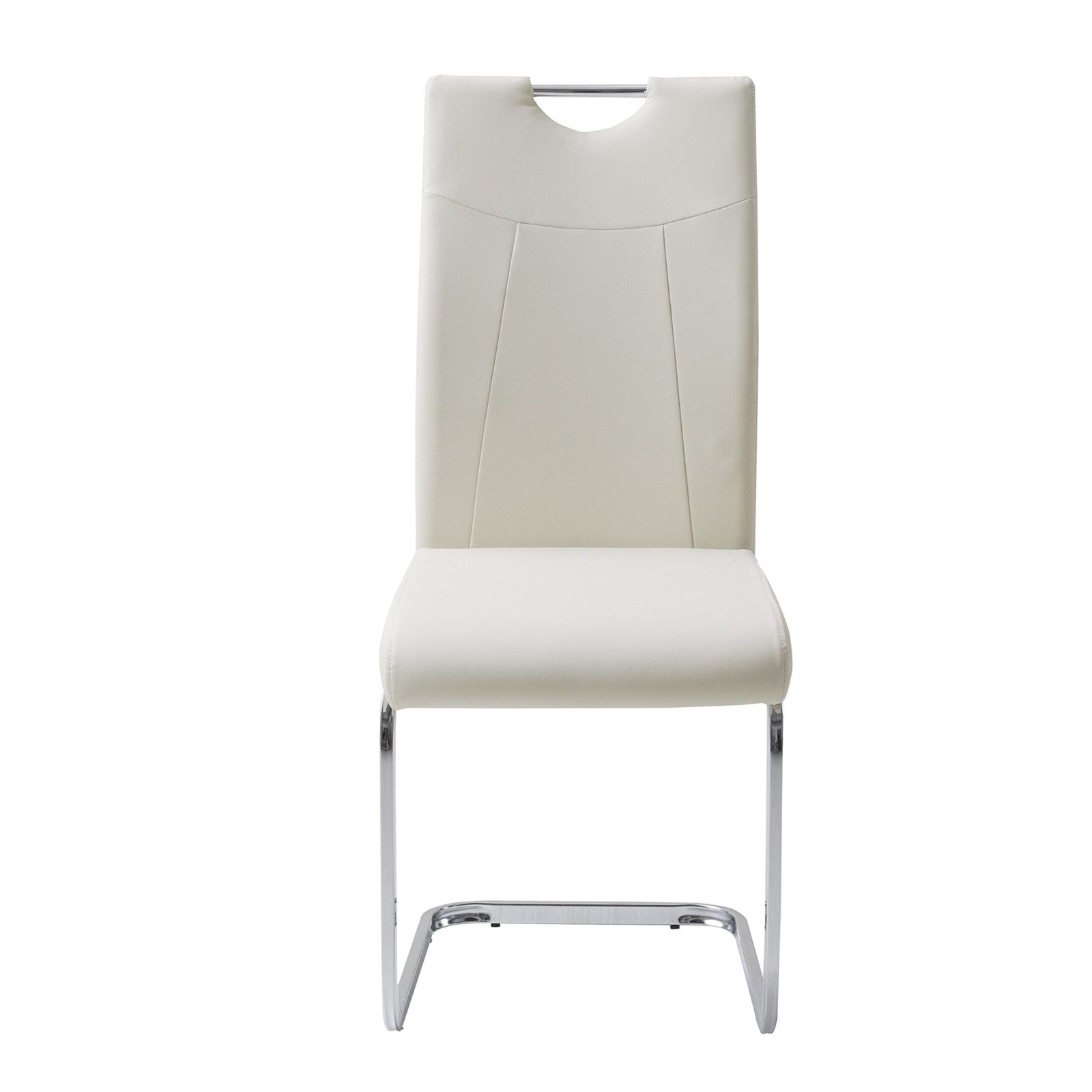 HTI-Living Esszimmerstuhl Esszimmerstuhl Beige Kunstleder Kelly günstig online kaufen