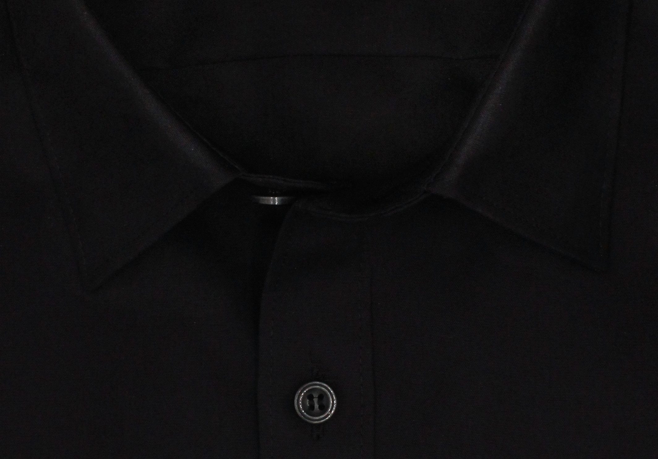 MARVELIS Langarmhemd, Body Fit, Schwarz Bügelleicht, 100 % Baumwolle günstig online kaufen