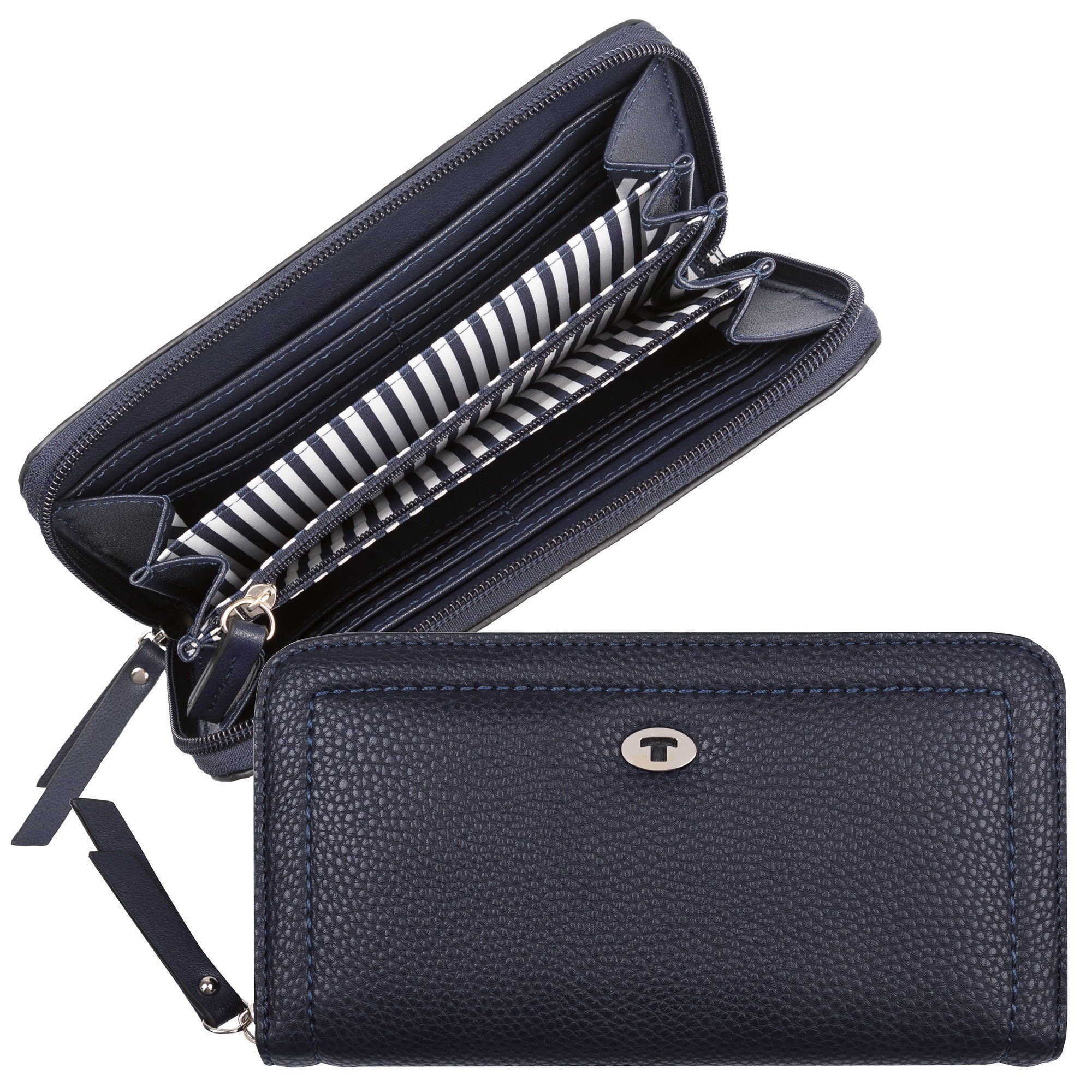 Damen Alle Damentaschen TOM TAILOR Geldbörse LILLY Long zip wallet, in schlichter Optik