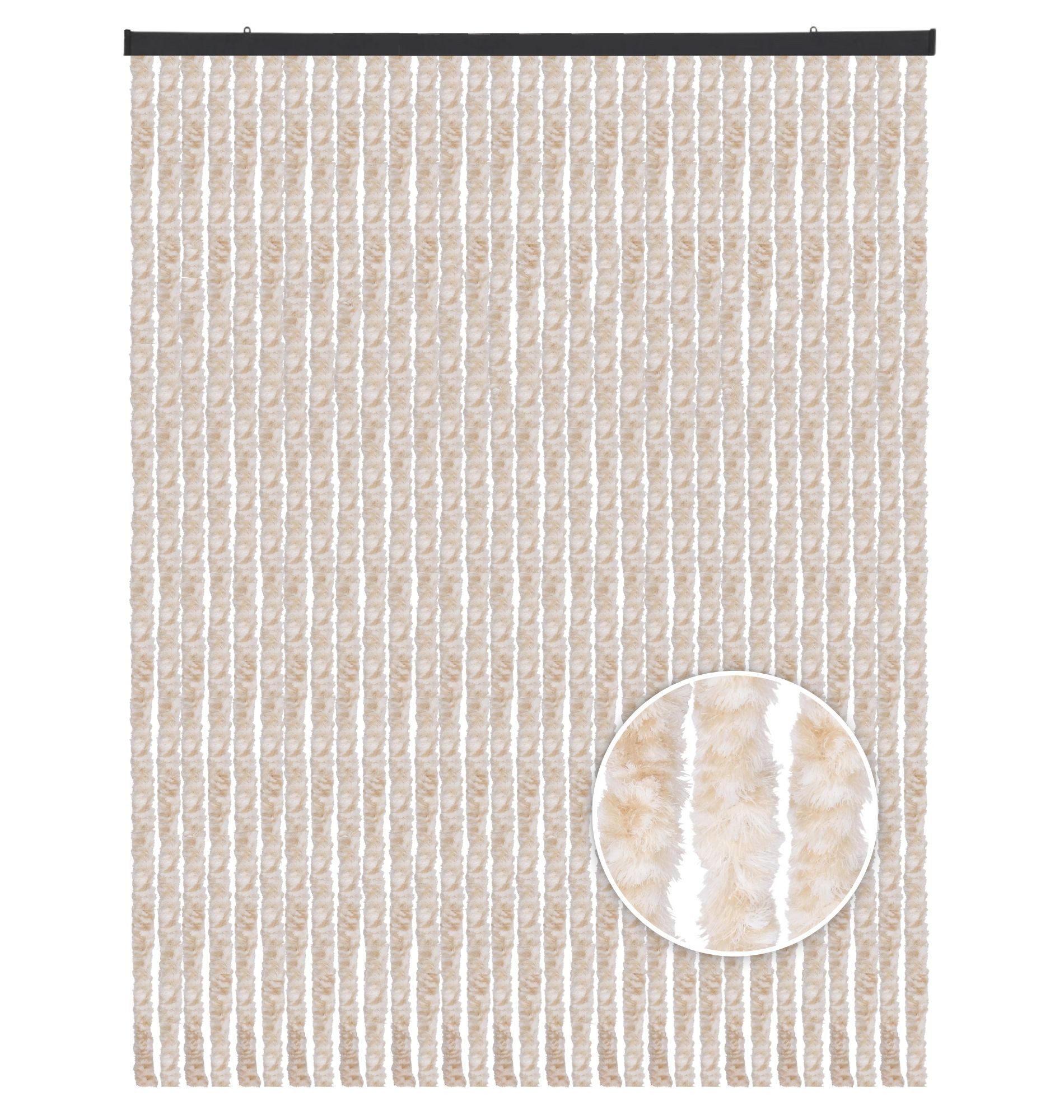 Arsvita Türvorhang Flauschvorhang 120x220cm, Ösen (1 günstig online kaufen