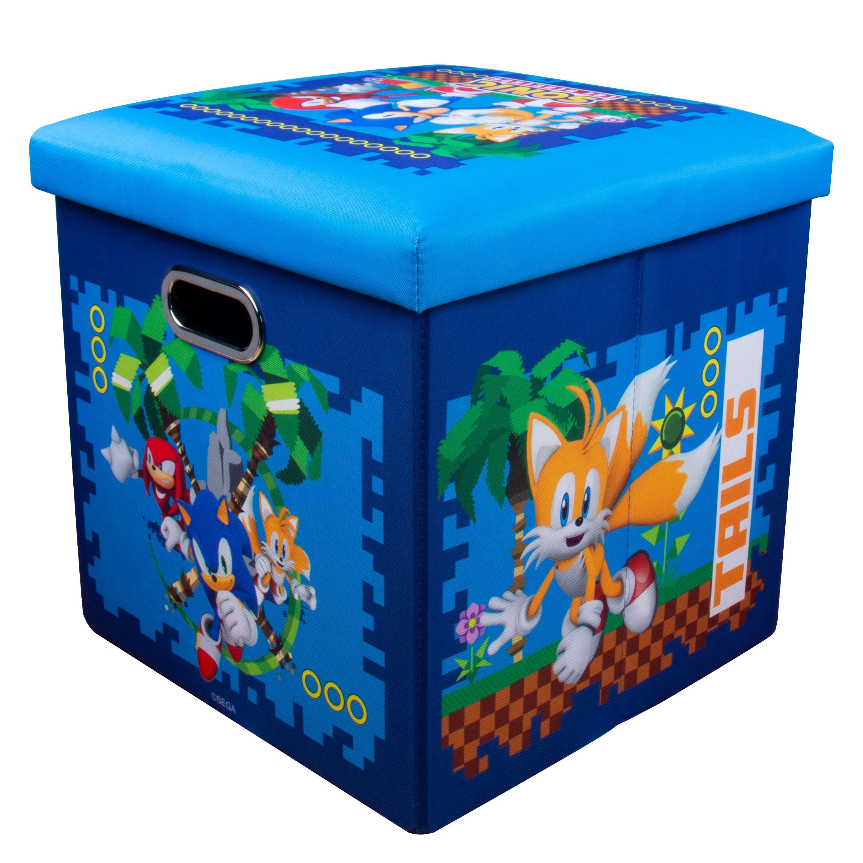 Fizz creations Sonic the Hedgehog Box in einem) (Lautsprecher, 3in1 und Lautsprecher Wireless Aufbewahrungsbox Sound Sitzmöglichkeit