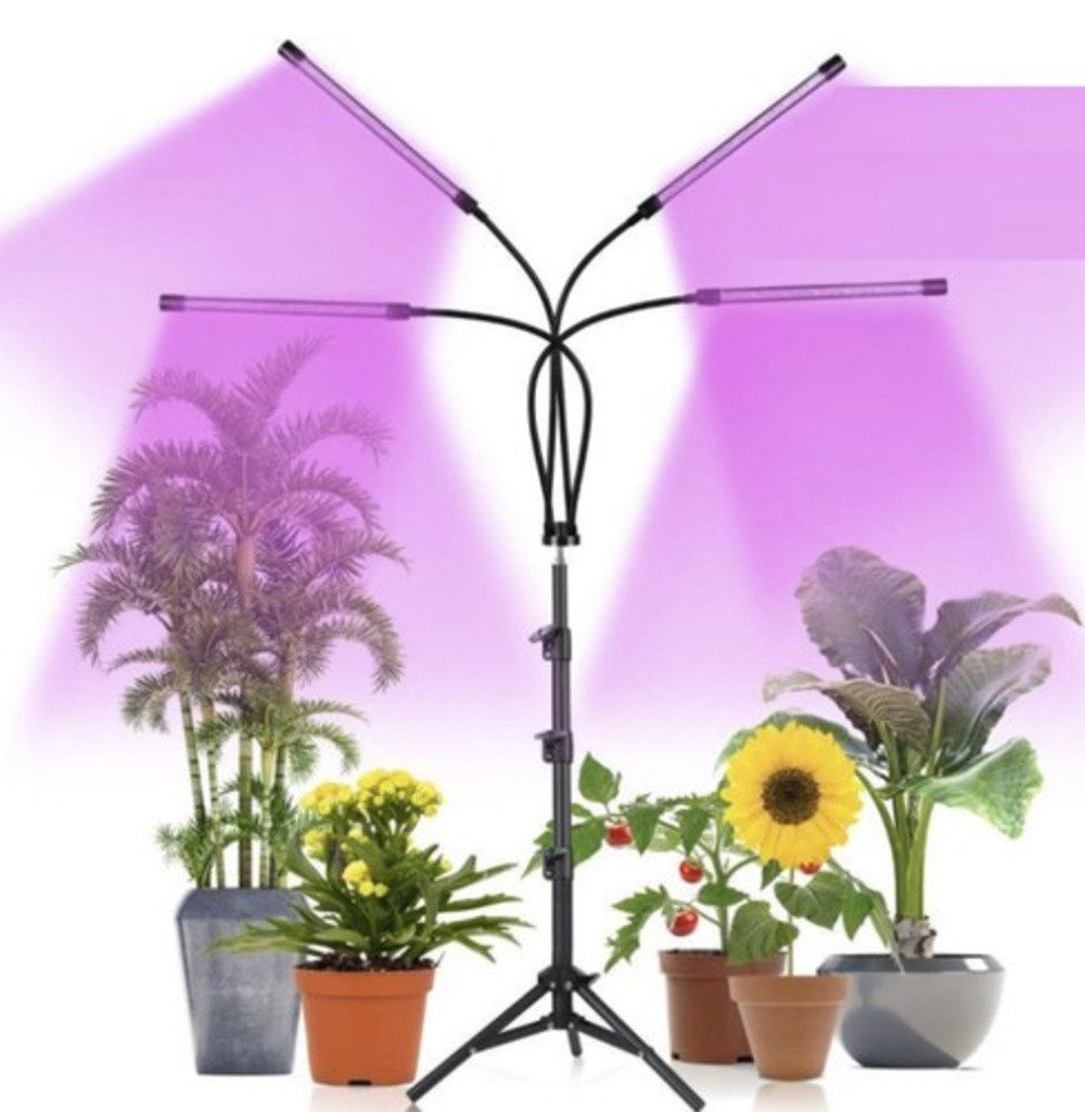 Gardlov Pflanzenlampe Lampe Pflanzenwachstum LED, beleuchtet, LED fest integriert, individuell, flexible Arme, Zeitsteuerung und Lichtwechsel