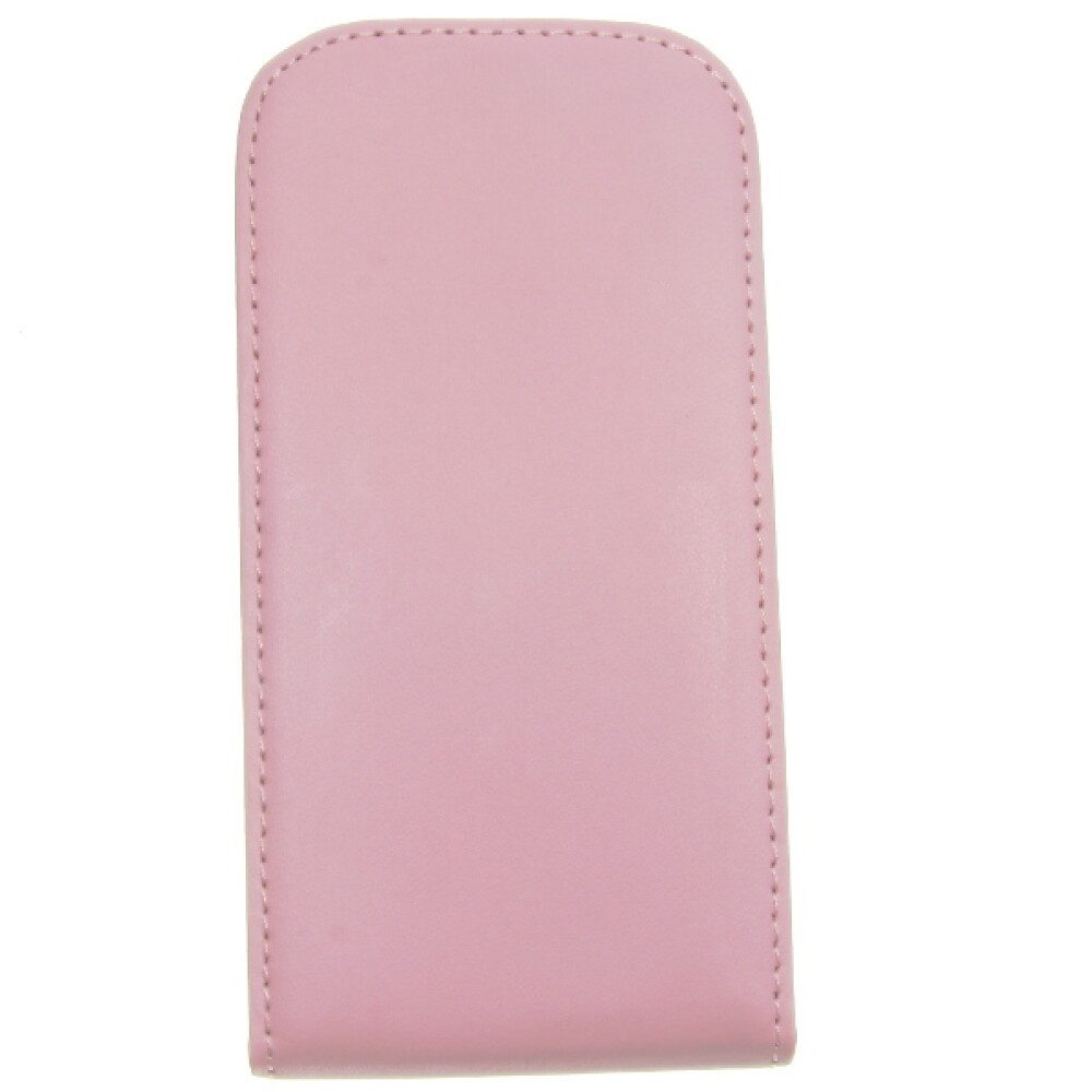 Handytasche Slim Leder Flip Handyhülle für Galaxy S3 Mini Pink Schutz Case 8809263 (Flip Cover)
