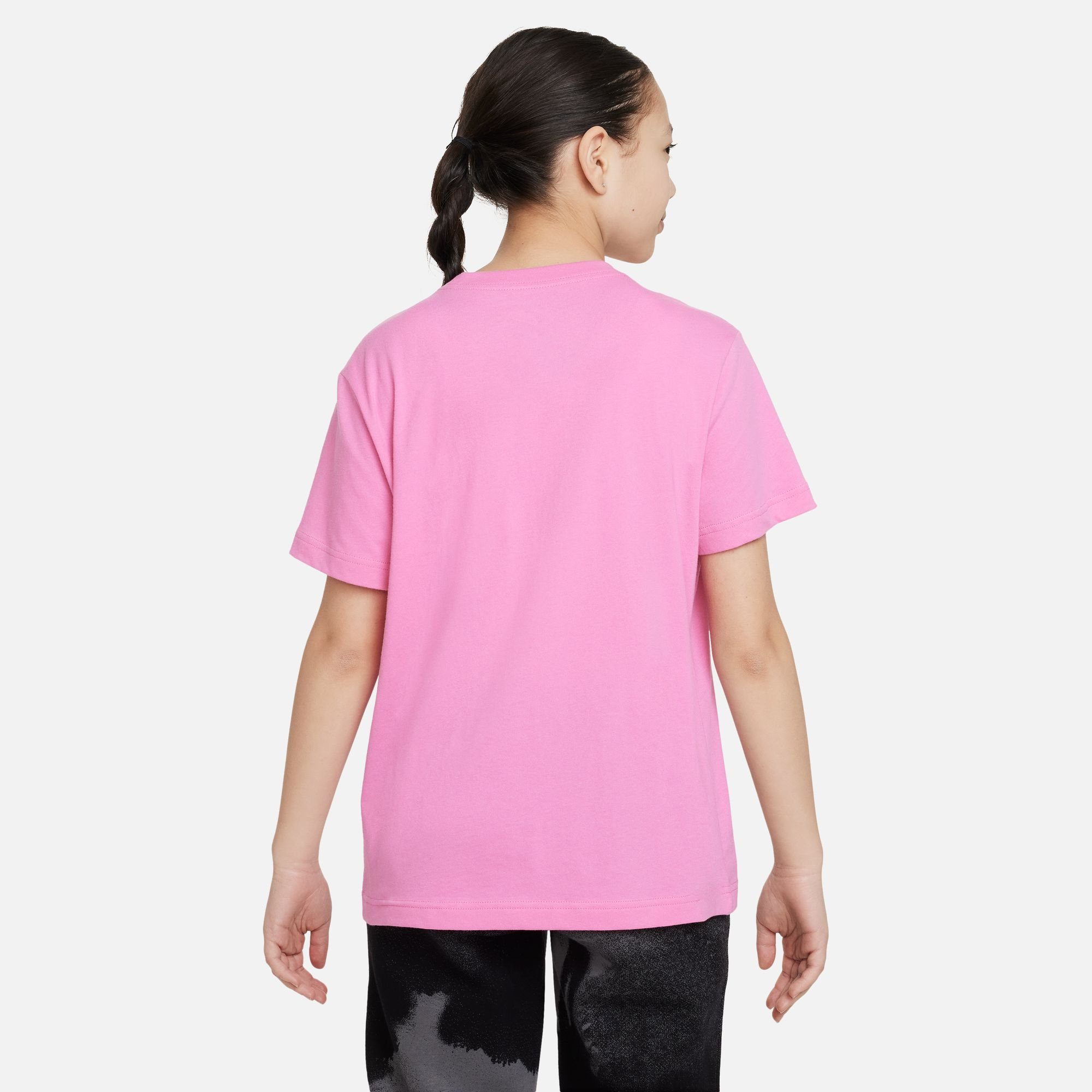 T-Shirt Sportswear Nike (GIRLS) BIG KIDS' PINK PLAYFUL T-SHIRT