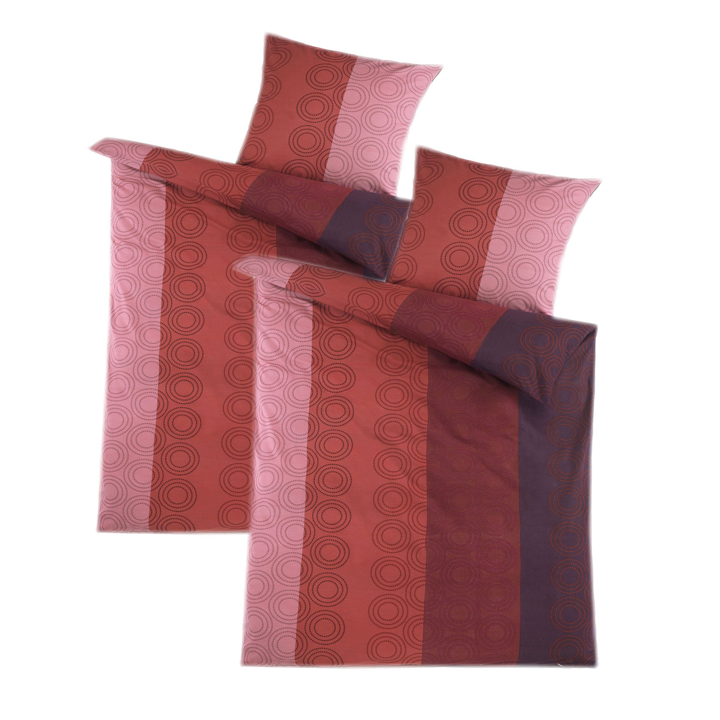 Casa Colori Bettwäsche Biber Wendebettwäsche 135x200 cm, Biber, 4 teilig, R günstig online kaufen