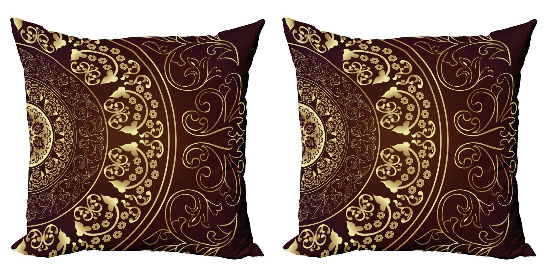 Abakuhaus Подушкиbezüge Modern Accent Doppelseitiger Digitaldruck, (2 Stück), Mandala Jahrgang