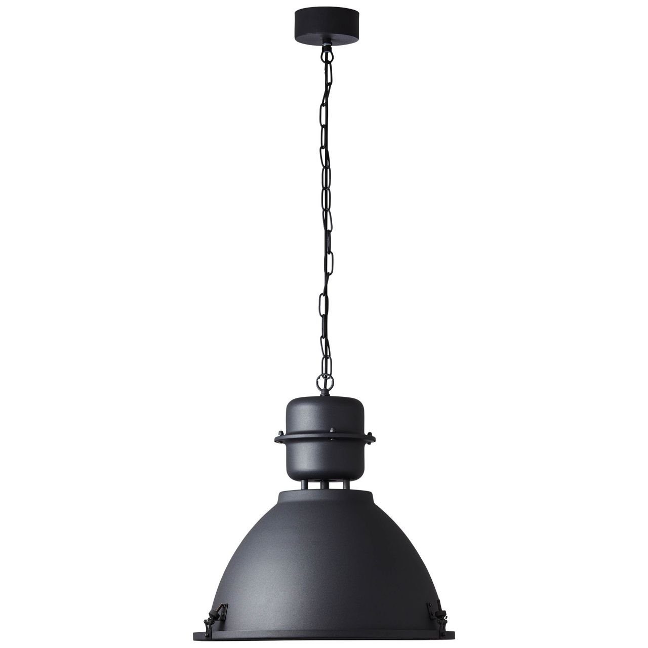 korund, Kiki, Brilliant Pendelleuchte Pendelleuchte 52 A60, Kiki 1x schwarz Metall, Lampe, 49cm E27,