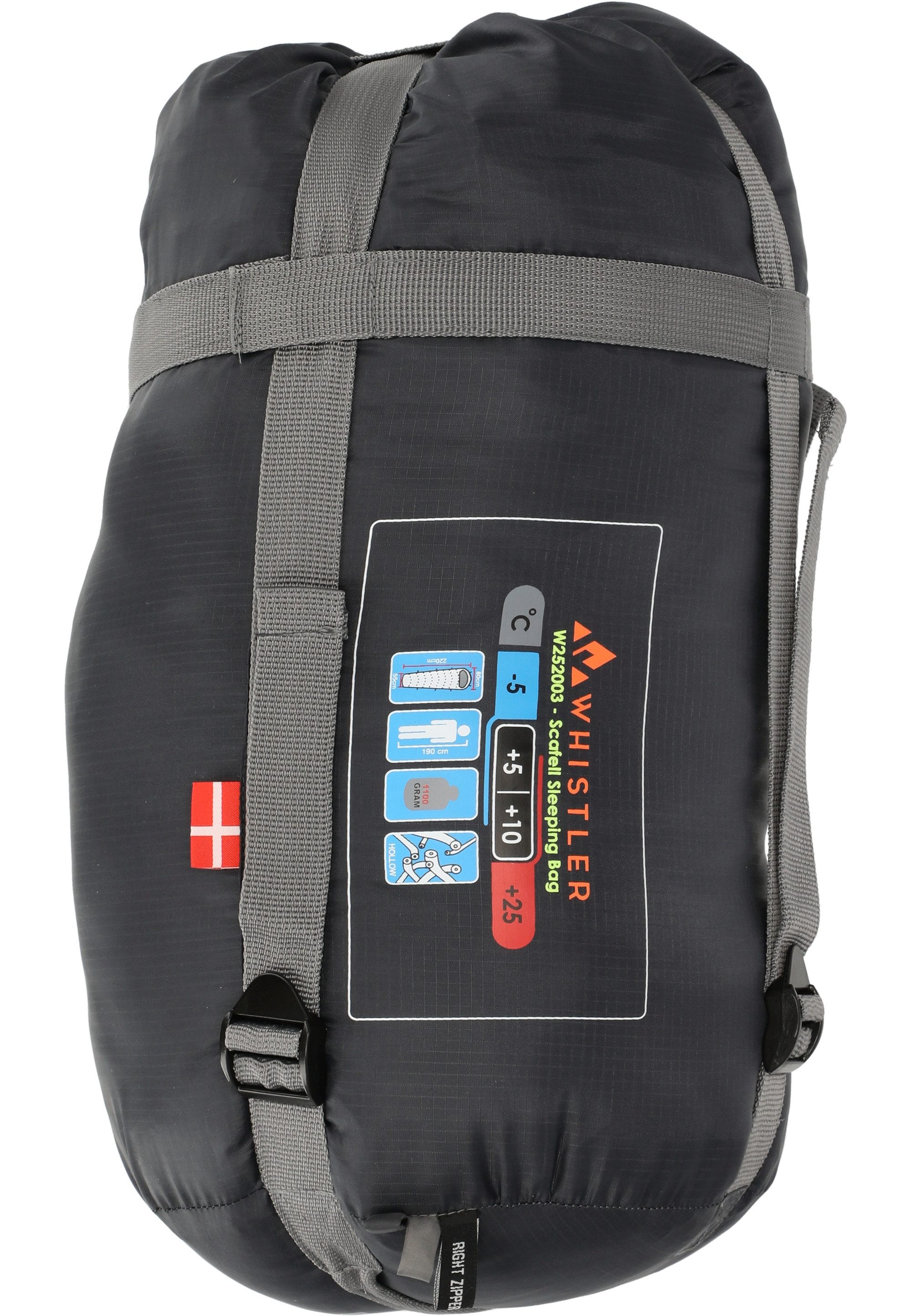 WHISTLER Trekkingschlafsack Scafell, mit wärmender und günstig online kaufen