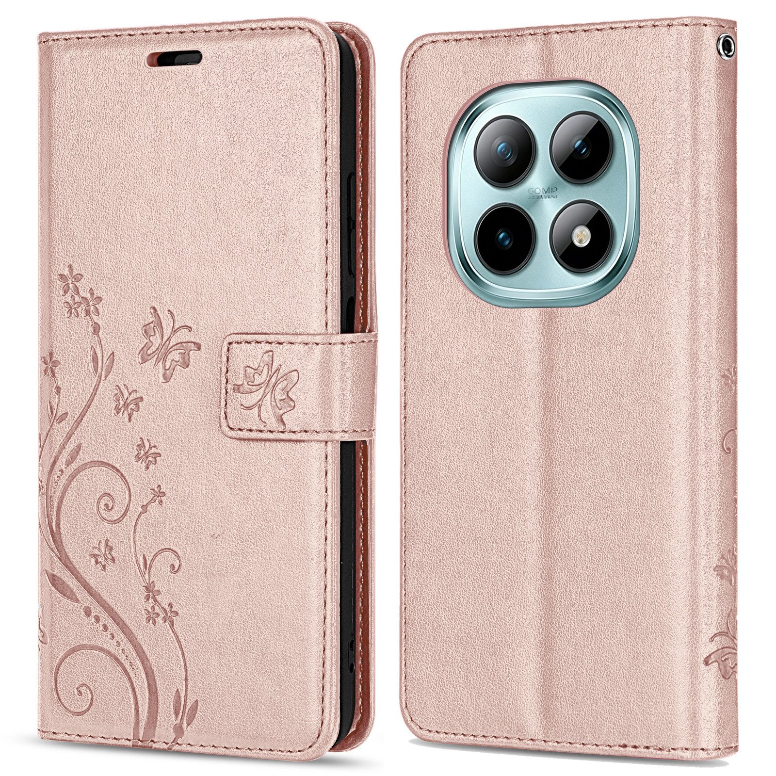 betterfon Handyhülle für Xiaomi Redmi Note 15 Pro+ Hülle Wallet Case Flip Cover, Bookstyle-Hülle: Magnetverschluss 3 Kartenfächer & Standfunktion – Bild 4 von 5