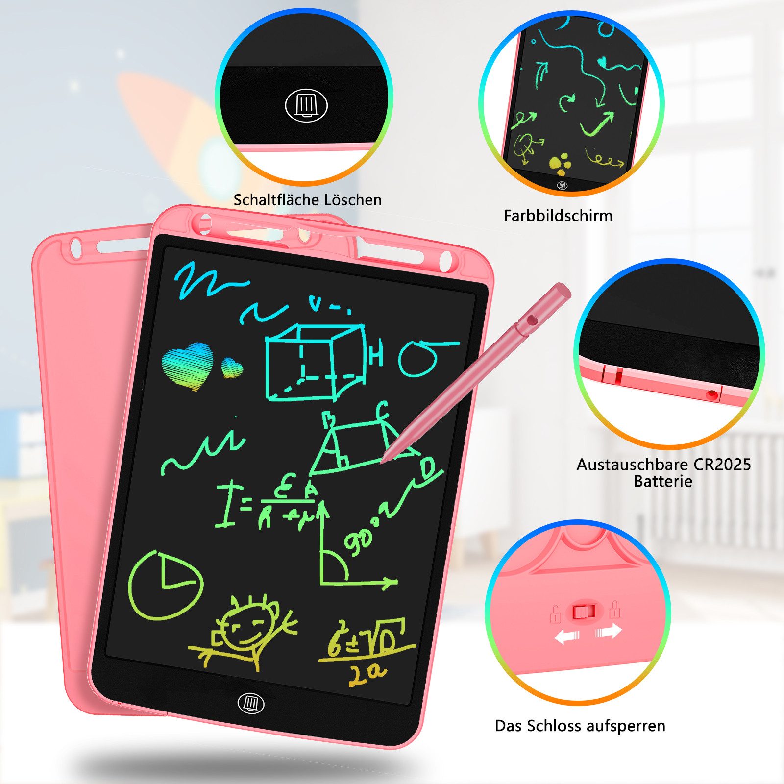 Comfy Mate Zaubertafel 1 Stück LCD Schreibtafel 10 Zoll Kinder Maltafel Tab günstig online kaufen