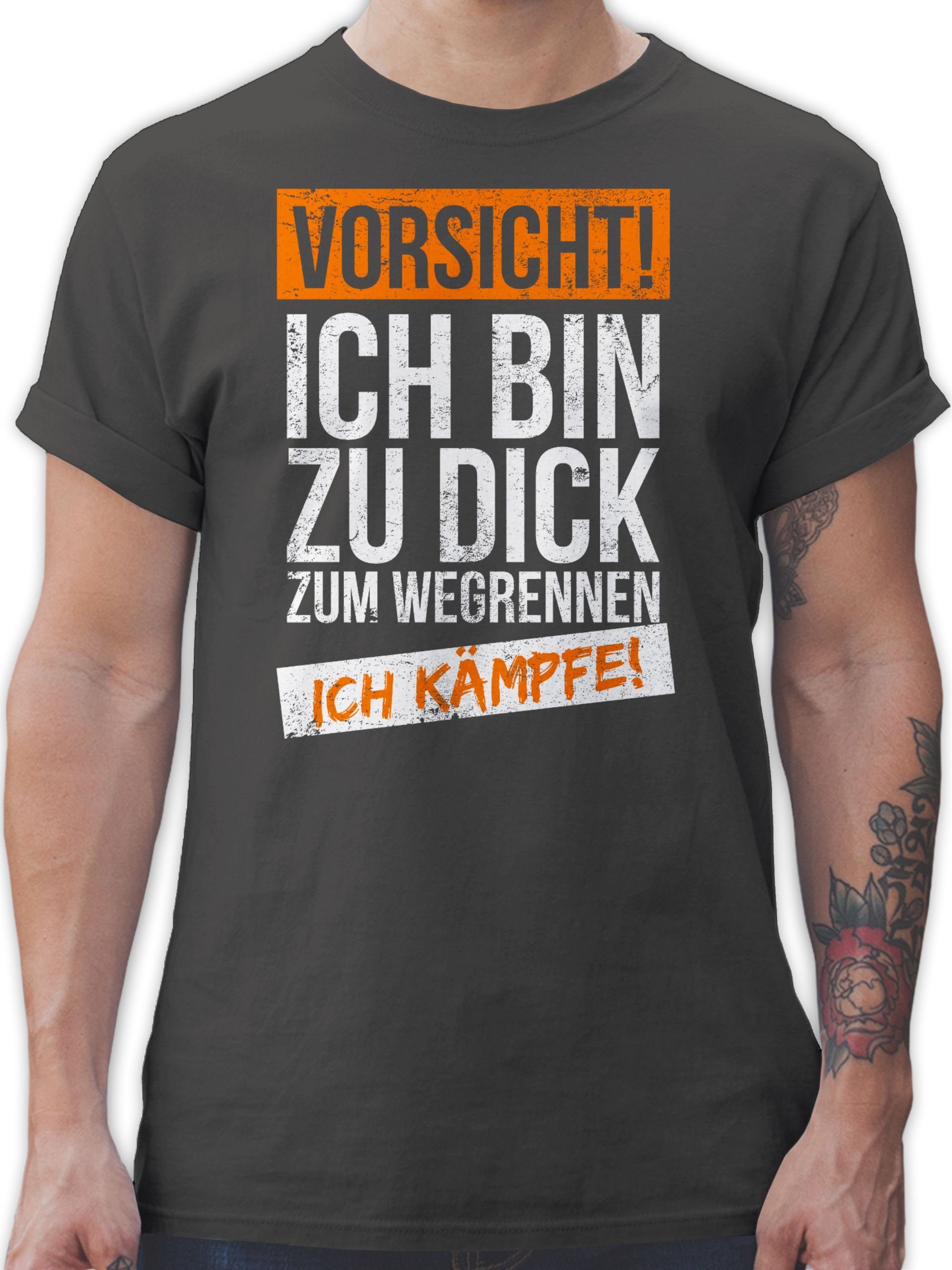 Shirtracer T-Shirt Ich bin zu dick günstig online kaufen