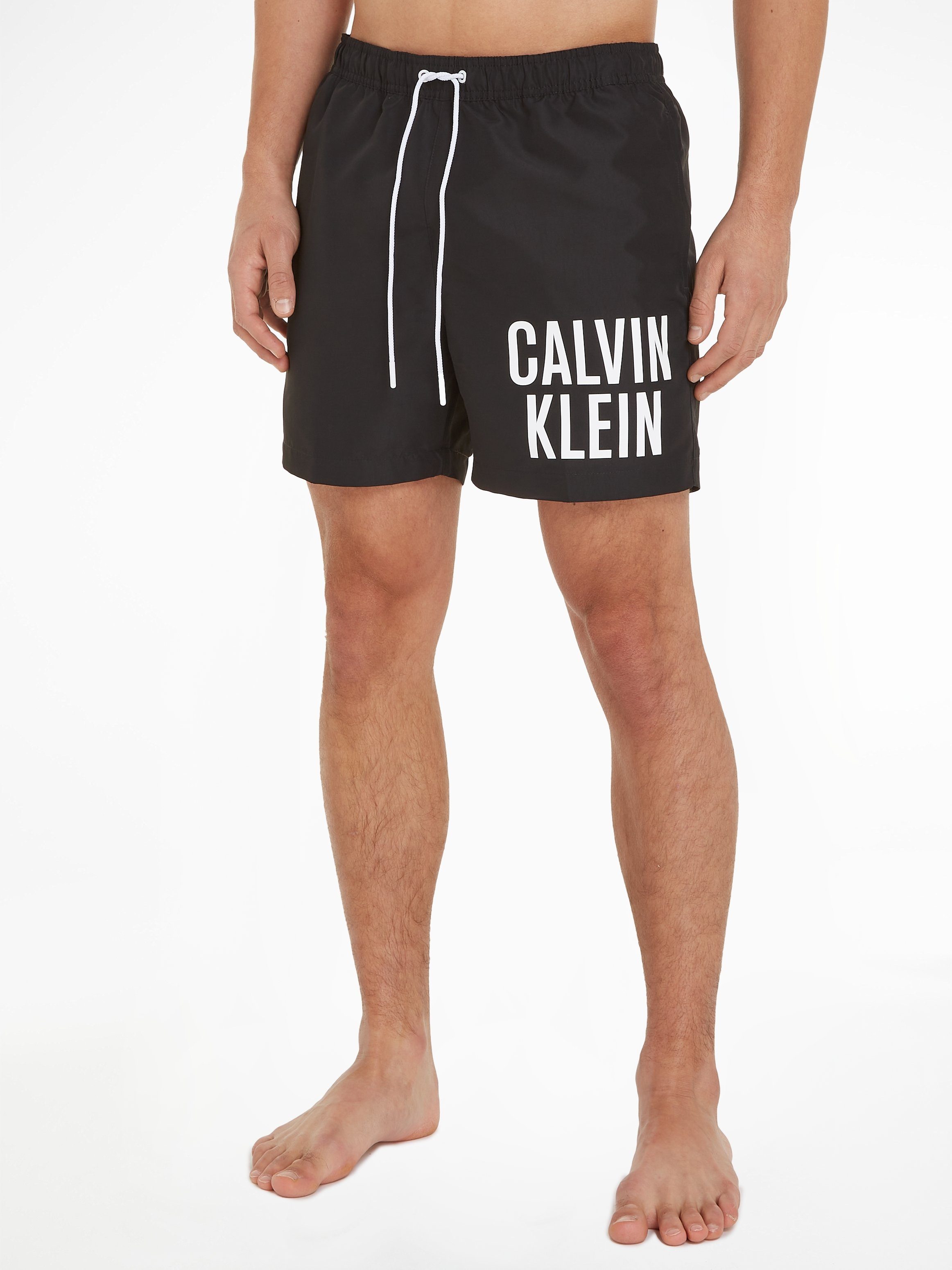 Calvin Klein Swimwear Badeshorts mit Innenslip black