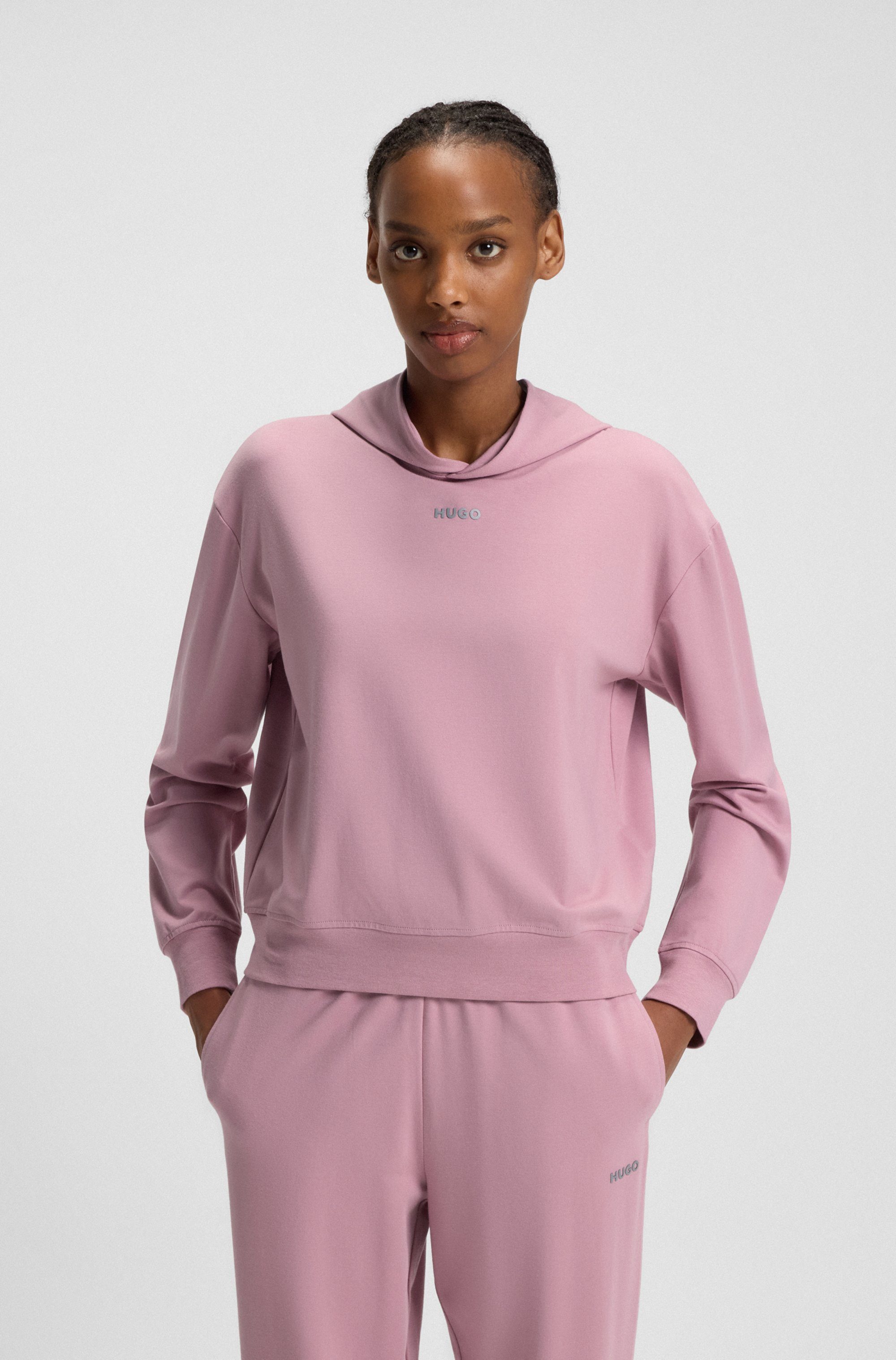 HUGO Kapuzensweatshirt SHUFFLE_HOODIE mit HUGO Schriftzug günstig online kaufen