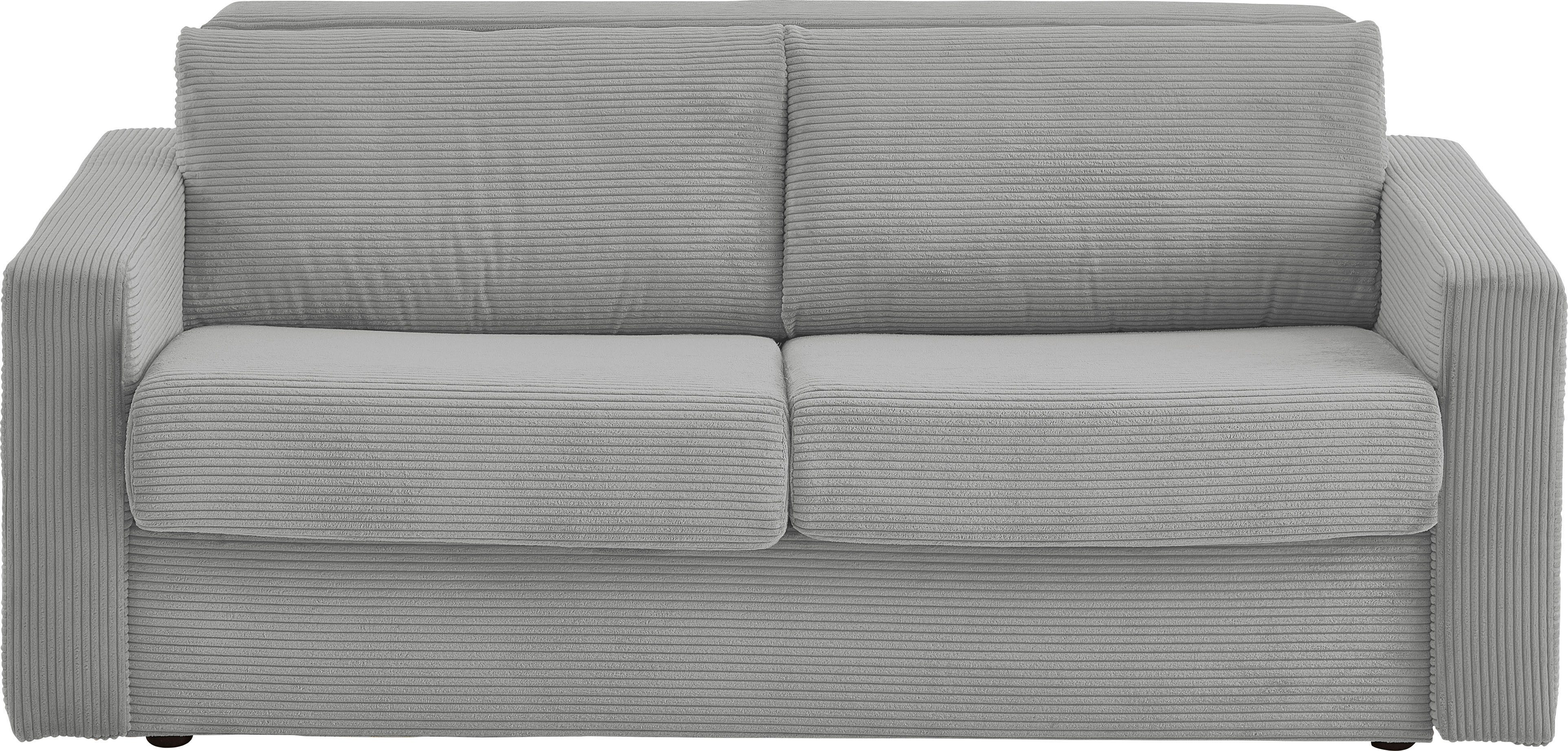 ATLANTIC home collection Schlafsofa Rolando, B: 196 cm, Liegefl. 140x190 cm, mit komfortabler Matratze, Dauerschlafsofa