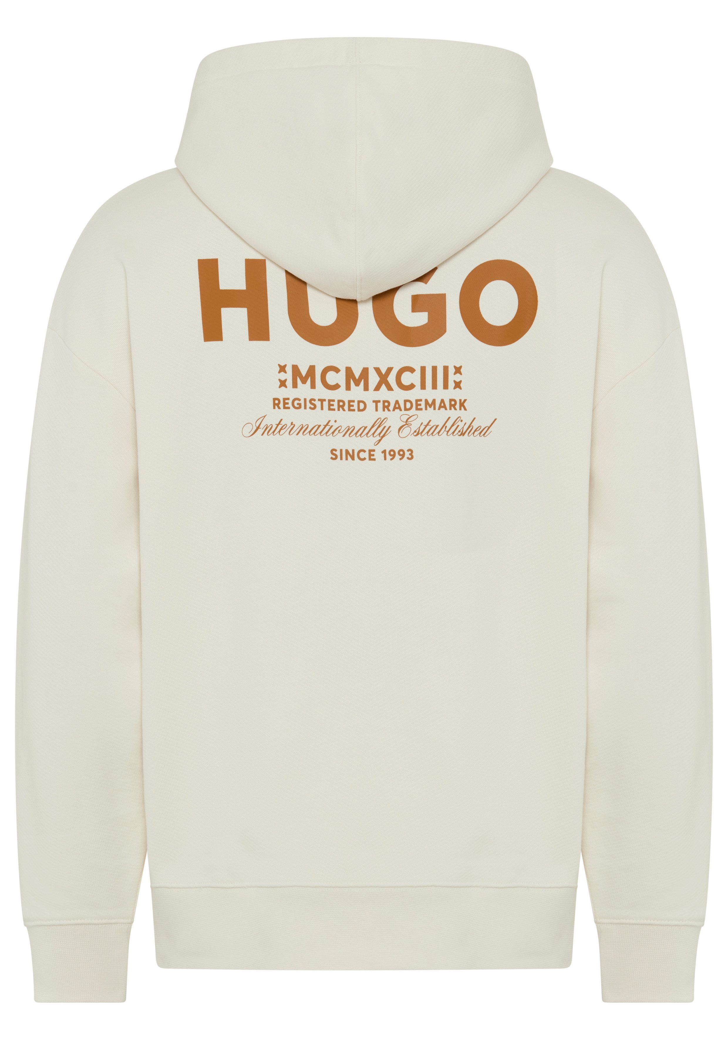 HUGO Hoodie Nazardo großer Rückendruck, Relaxed Fit, Kapuze – Bild 5 von 5