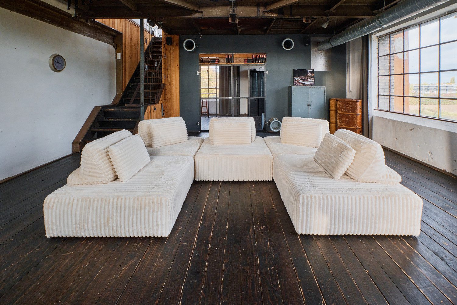 KAWOLA Sofa WIOLO SOFT, Modulsofa modulare Couch Weicher Breitcord verschie günstig online kaufen