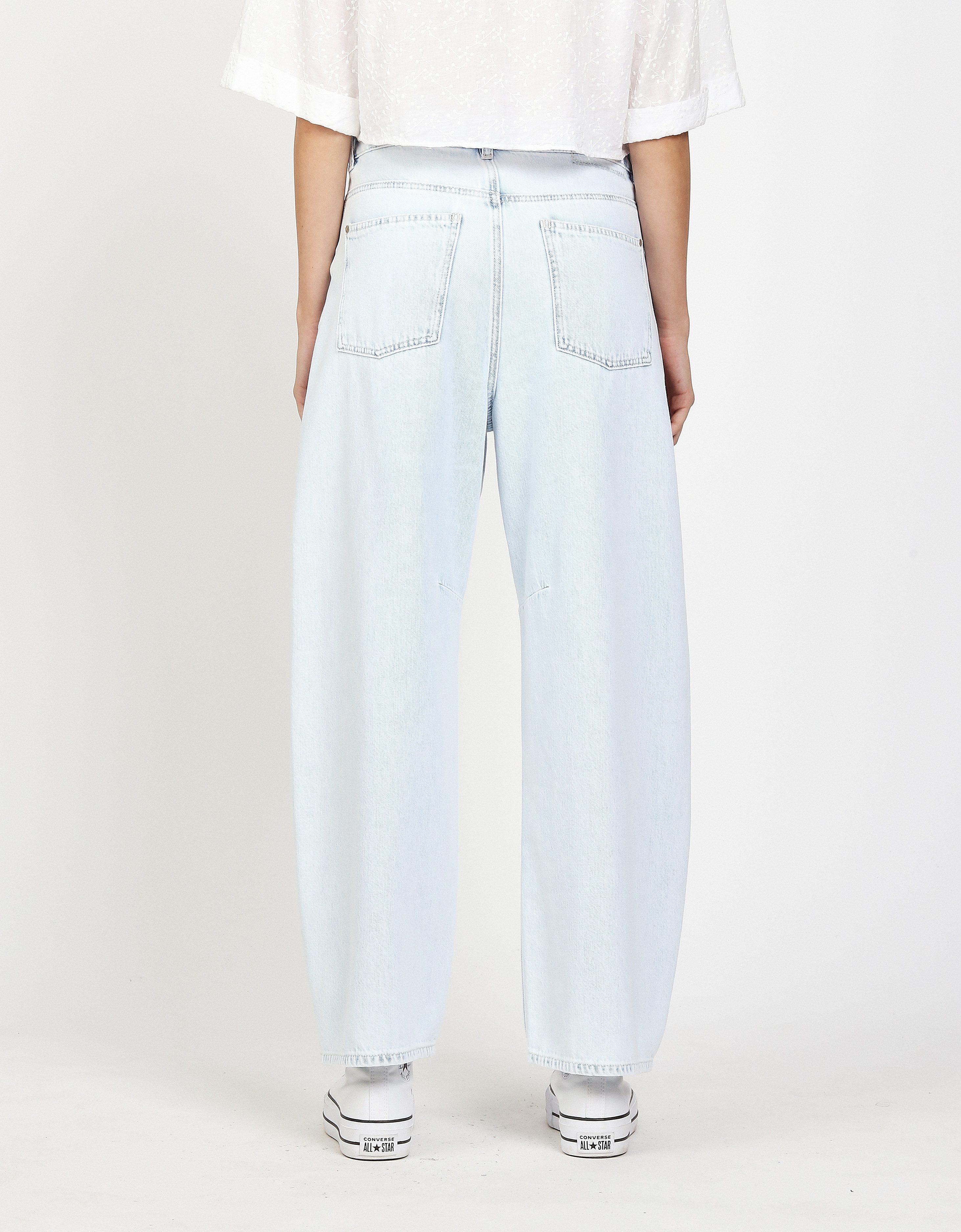 GANG Loose-fit-Jeans 94SARINA mit Abnähern an Knie und Saum