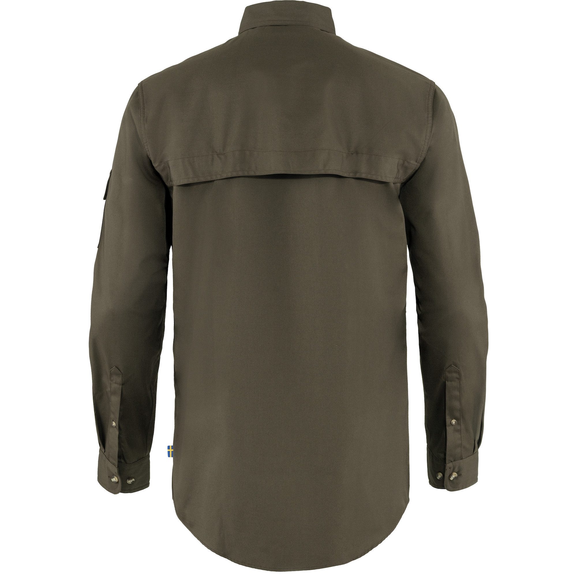 Fjällräven Outdoorhemd FJÄLLRÄVEN Trekking Shirt LS Dark Olive