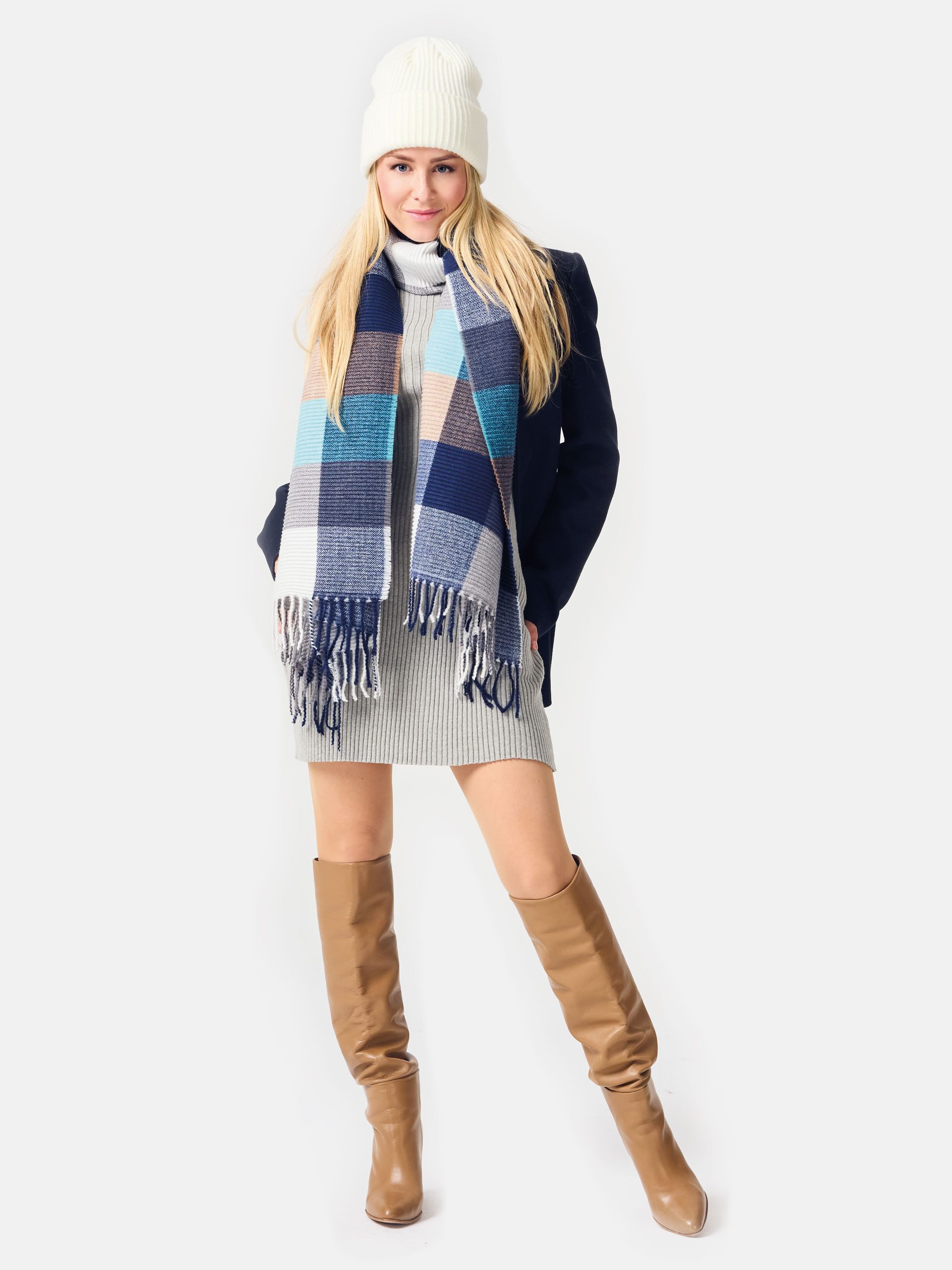 Samaya Modeschal Tickney, (1-St), plissiert günstig online kaufen