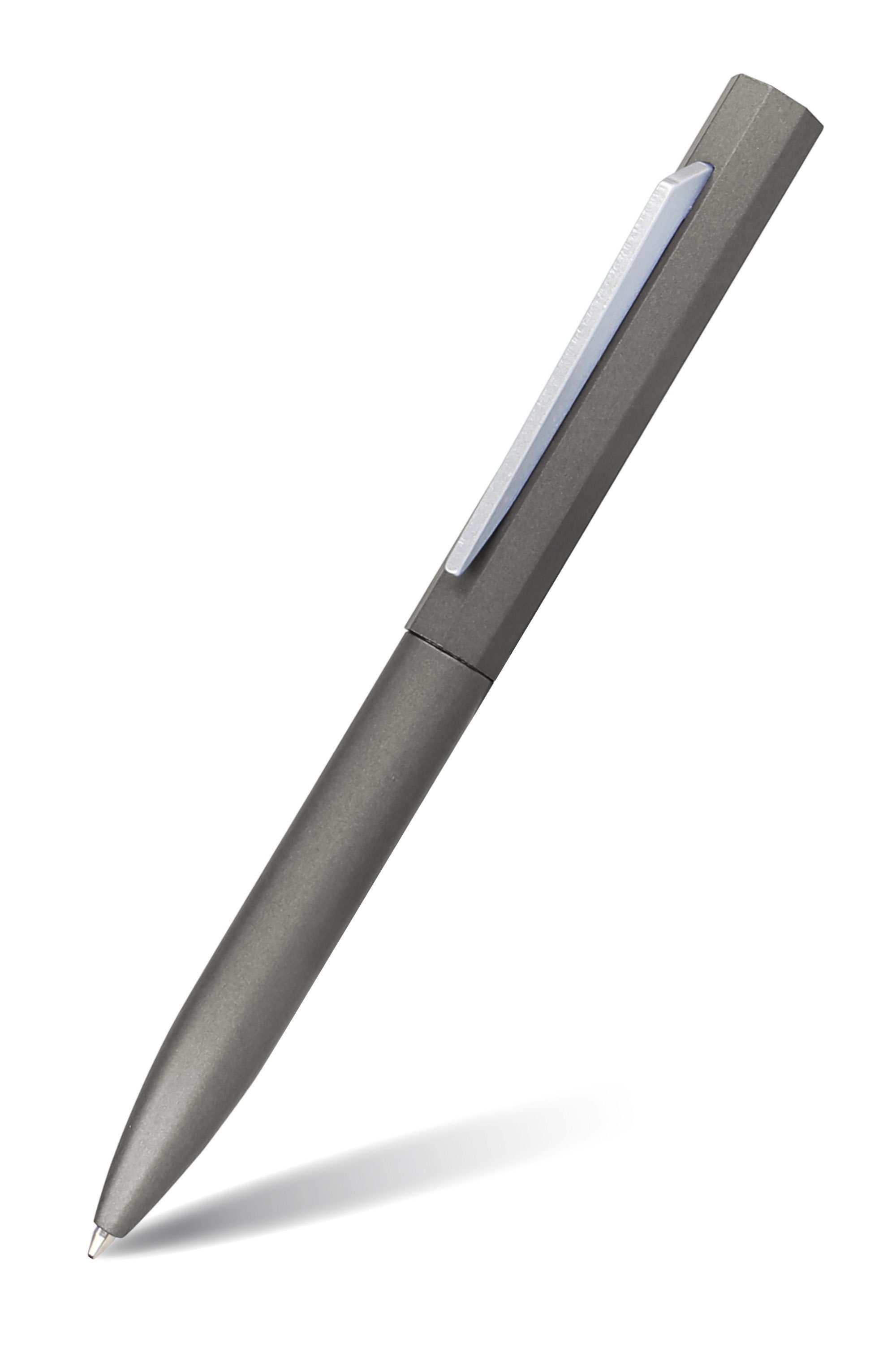 Online Pen Kugelschreiber Octopen incl. Großraummine auswechselbarer Grau Drehkugelschreiber
