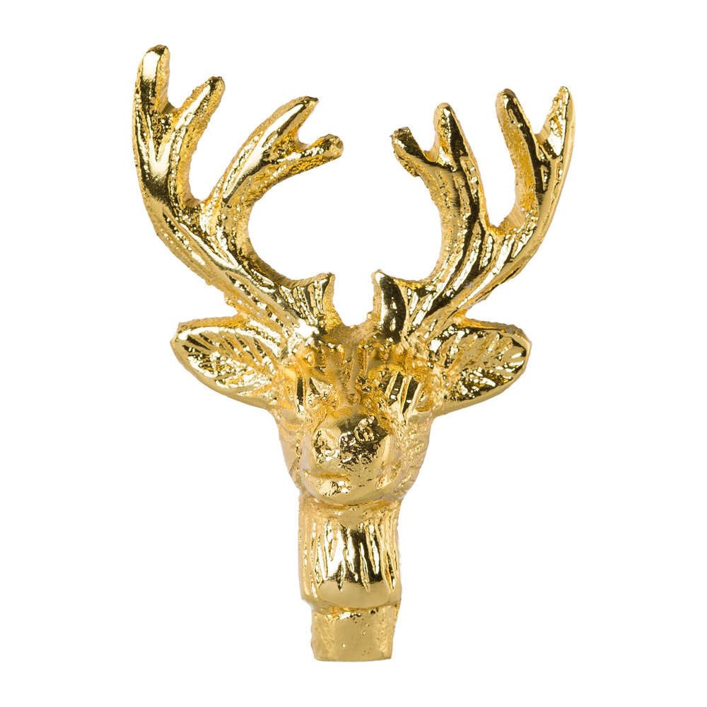 Gasper Dekoobjekt ALUMINIUM HIRSCHKOPF Kerzen-Pin. 6cm. günstig online kaufen