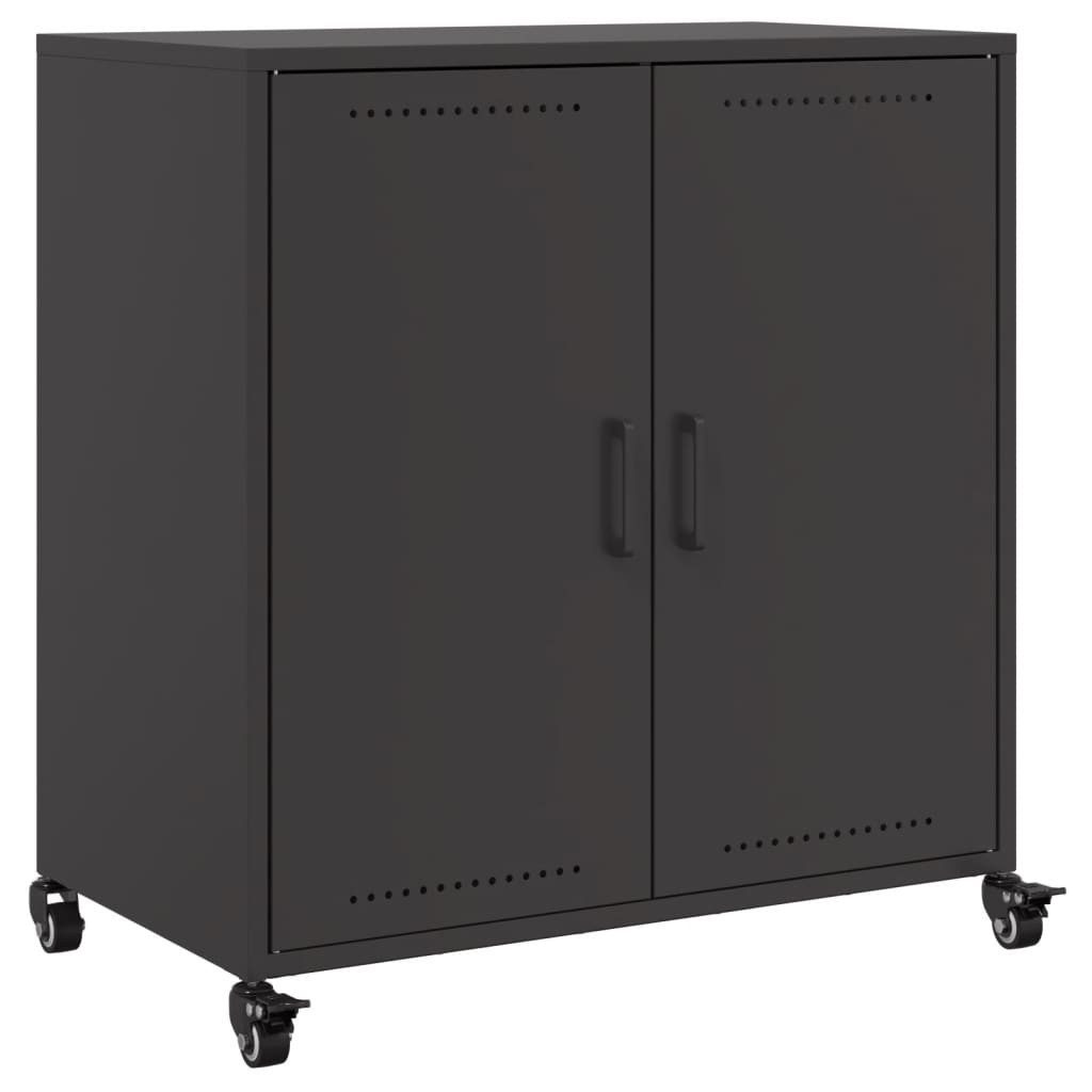 vidaXL Sideboard Sideboard Schwarz 68,5x39x72 cm günstig online kaufen