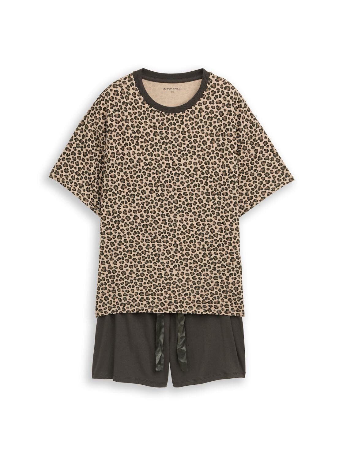 TOM TAILOR Pyjama Bodywear (2 tlg) Pyjama-Set mit Leopardenmuster