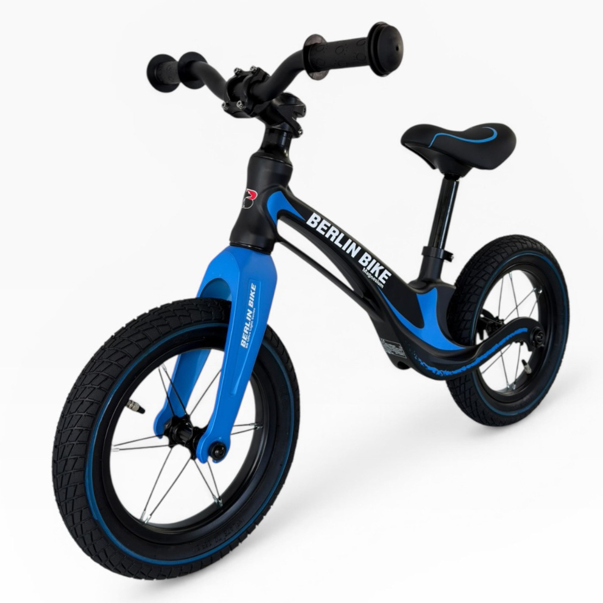 BERLIN BIKE Laufrad Magnesium Kinderlaufrad 12-Zoll - ideales Geschenk für Kinder 12 Zoll, Spielerisch Balance und Motorik fördern