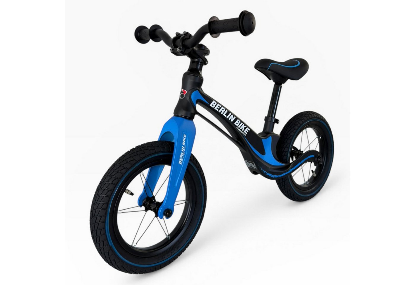 BERLIN BIKE Laufrad Magnesium Kinderlaufrad 12-Zoll - ideales Geschenk für Kinder 12 Zoll, Spielerisch Balance und Motorik fördern