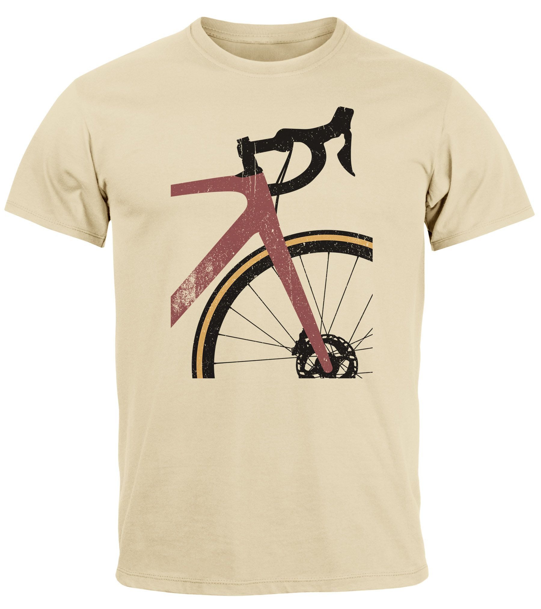 Neverless Print-Shirt Herren T-Shirt Fahrrad Bike günstig online kaufen
