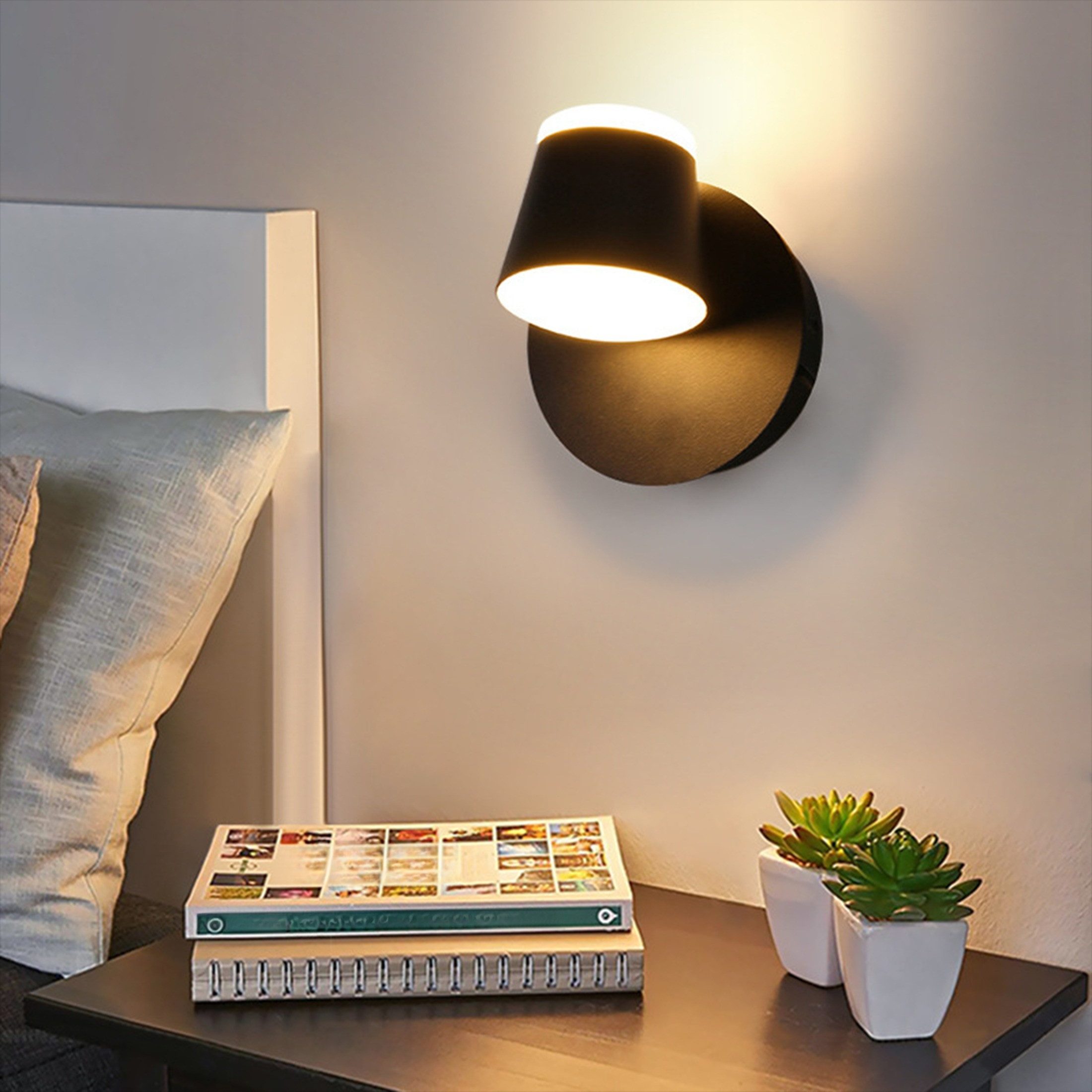 Masbekte LED Wandleuchte LED fest integriert, günstig online kaufen