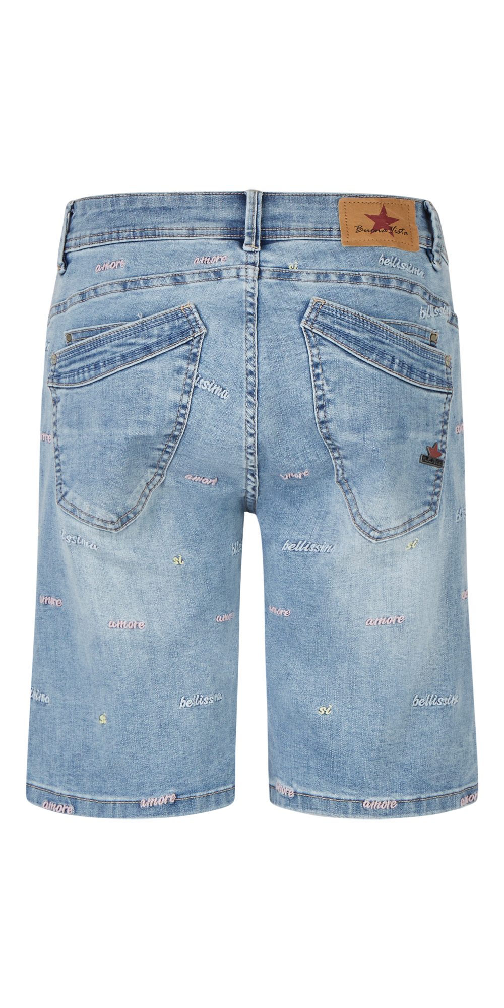 Buena Vista Stretch-Jeans BUENA VISTA MALIBU SHORT bellissima denim BV B5025 410 E.8625 - Stret – Bild 2 von 2