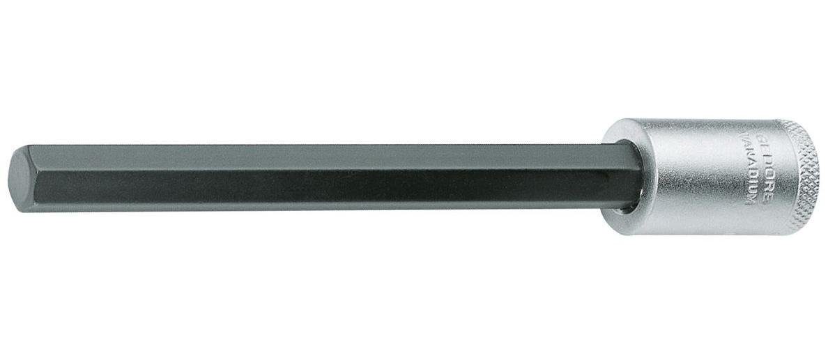 Gedore Steckschlüssel IN 30 L 10 Schraubendrehereinsatz 3/8" lang Innen-6-kant 10 mm