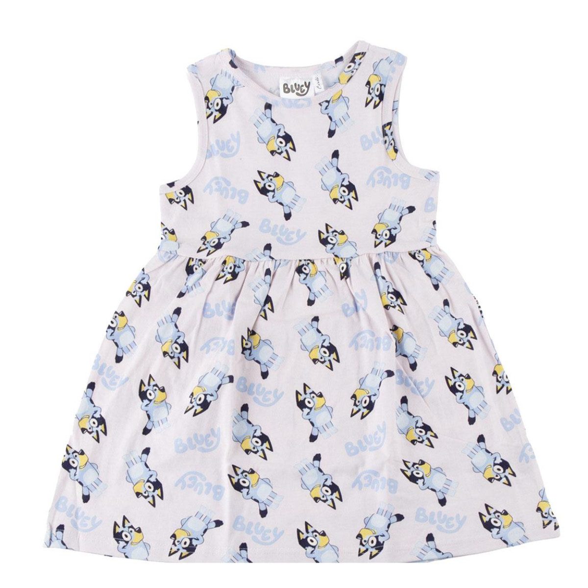 Bluey Sommerkleid Kleid Kinder Baumwollkleid Freizeitkleid Mädchen (Packung)