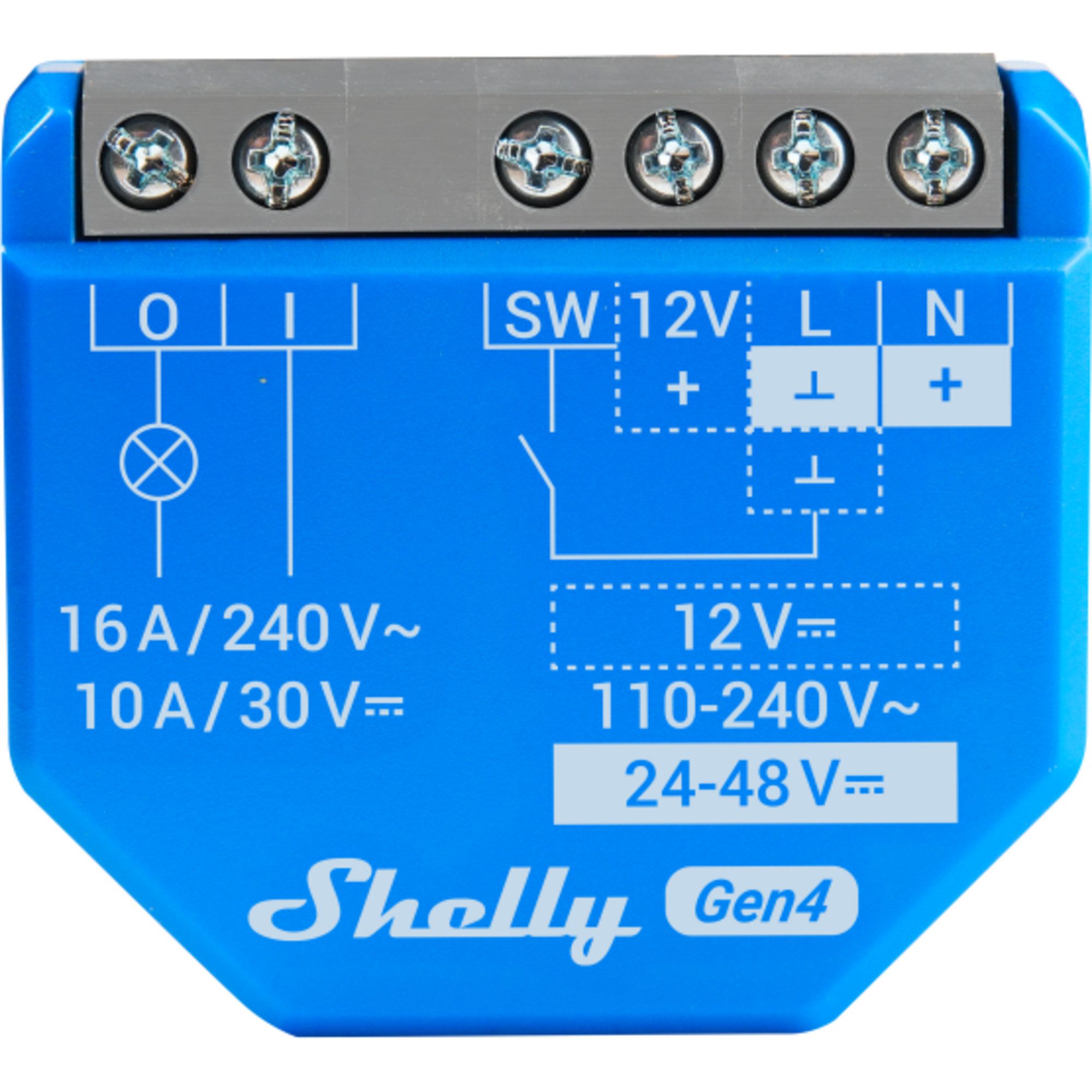 Shelly Relais-Modul Shelly 1 Gen4, Relais, (2er Pack)
